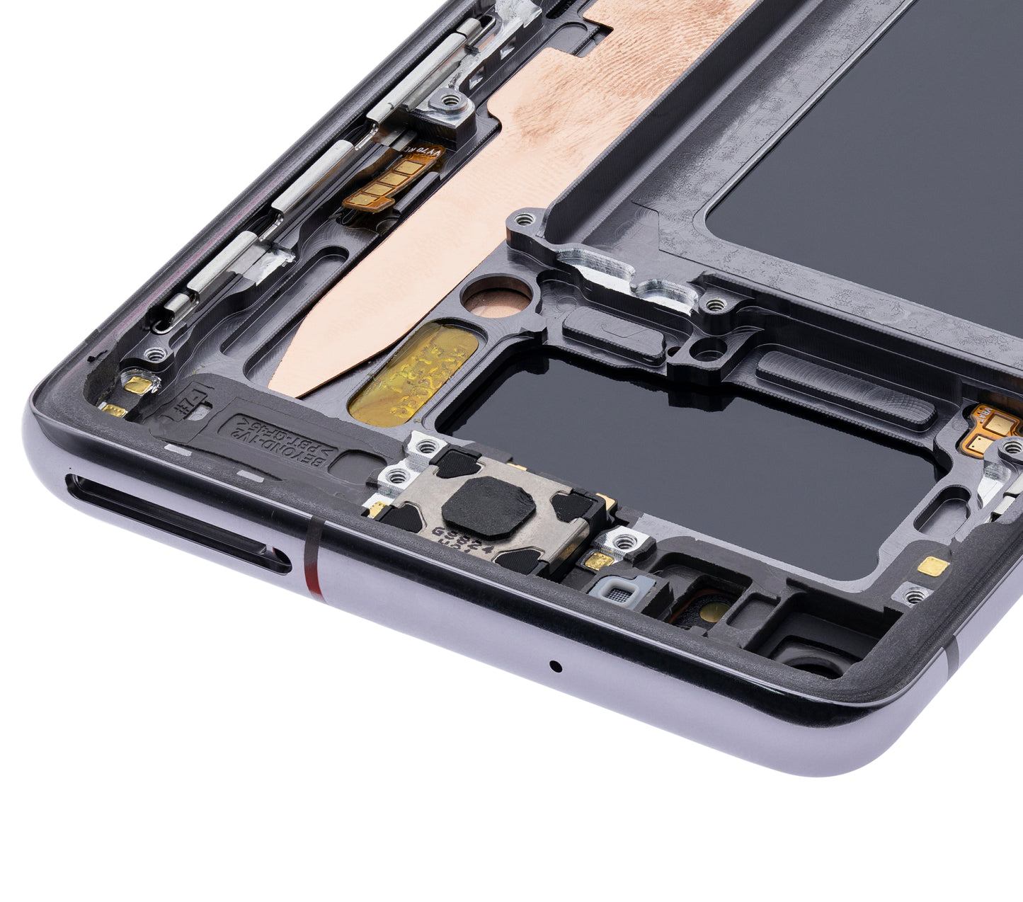 OLED Assembly With Frame For Samsung Galaxy S10 (Service Pack) (Prism / Ceramic Black)