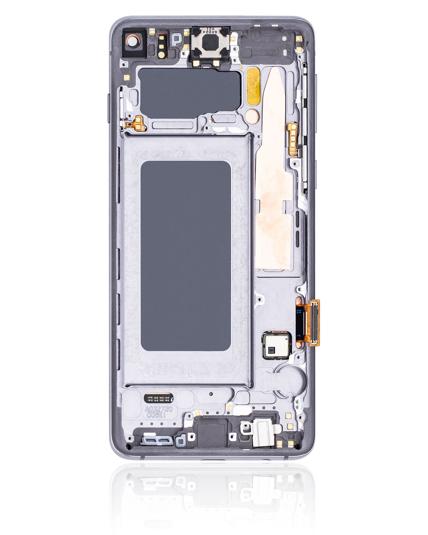 OLED Assembly With Frame For Samsung Galaxy S10 (Refurbished) (Prism / Ceramic Black)