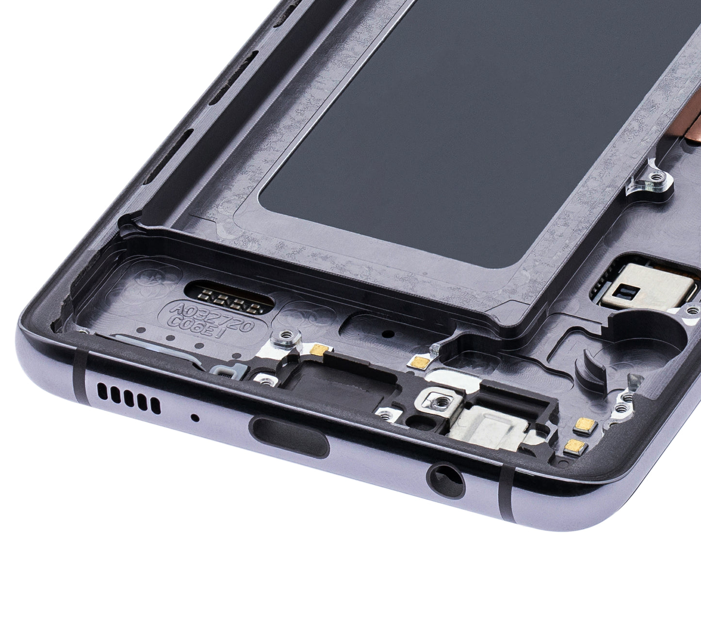 OLED Assembly With Frame For Samsung Galaxy S10 (Refurbished) (Prism / Ceramic Black)