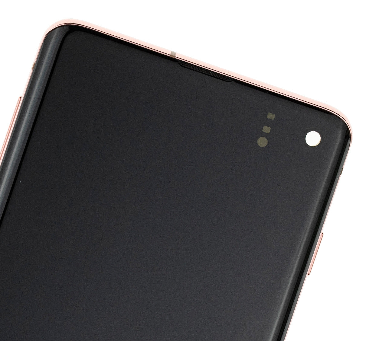 LCD Assembly With Frame (Without Fingerprint Sensor) For Samsung Galaxy S10 (Aftermarket Plus: TFT) (Flamingo Pink)