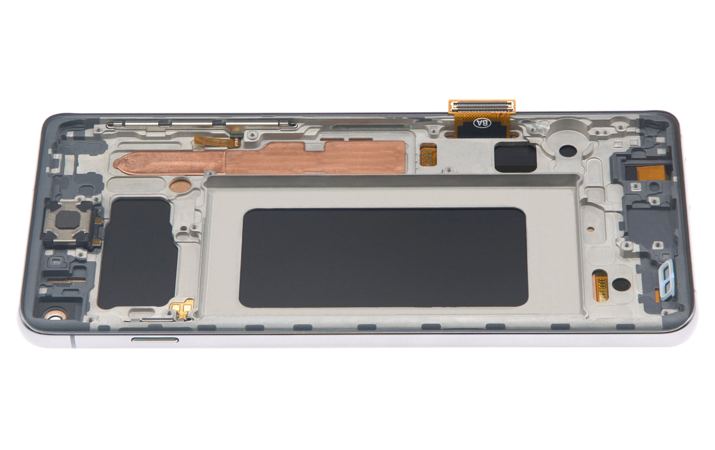 LCD Assembly With Frame (Without Fingerprint Sensor) For Samsung Galaxy S10 (Aftermarket Plus: TFT) (Prism Black)