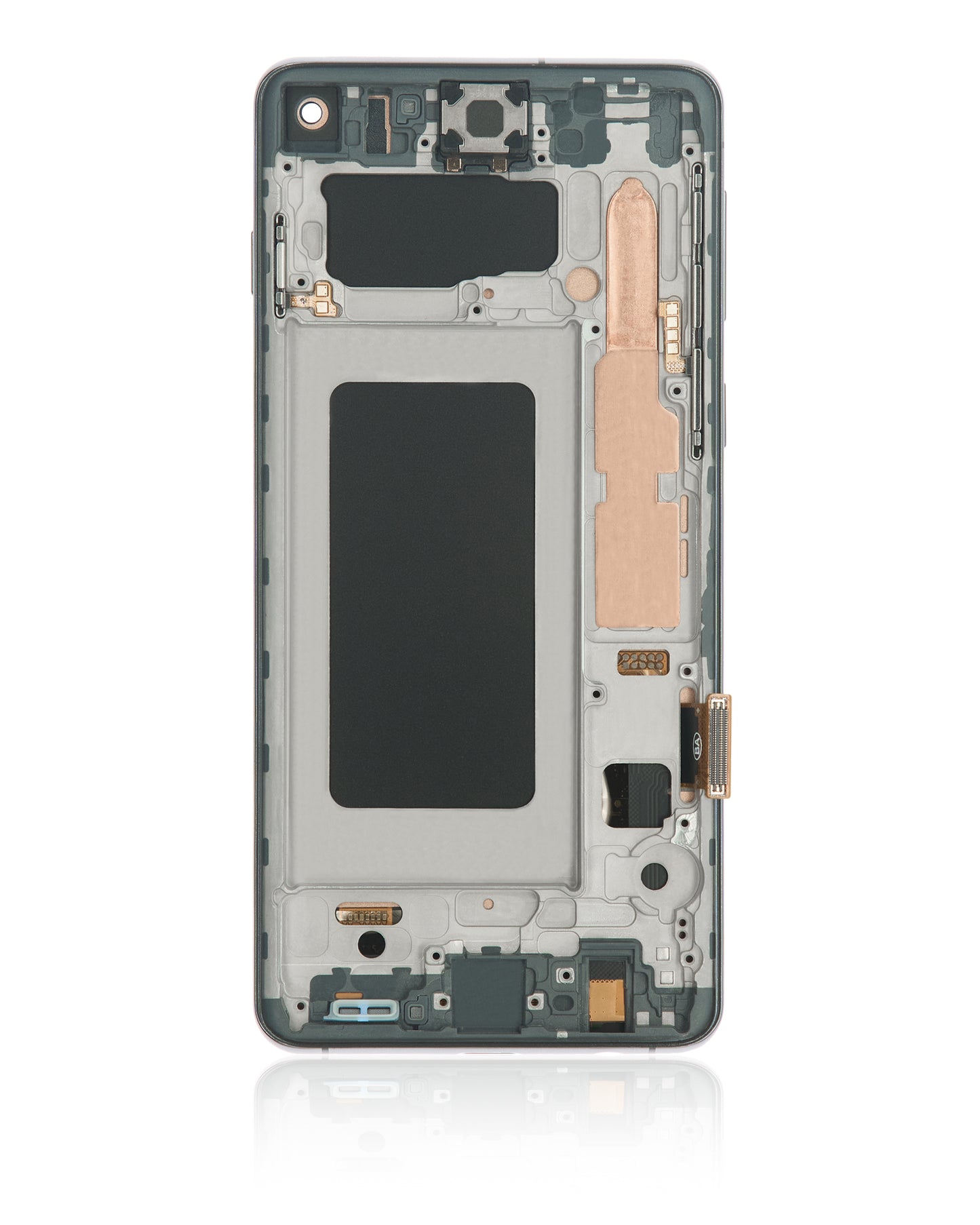 LCD Assembly With Frame (Without Fingerprint Sensor) For Samsung Galaxy S10 (Aftermarket Plus: TFT) (Prism Black)
