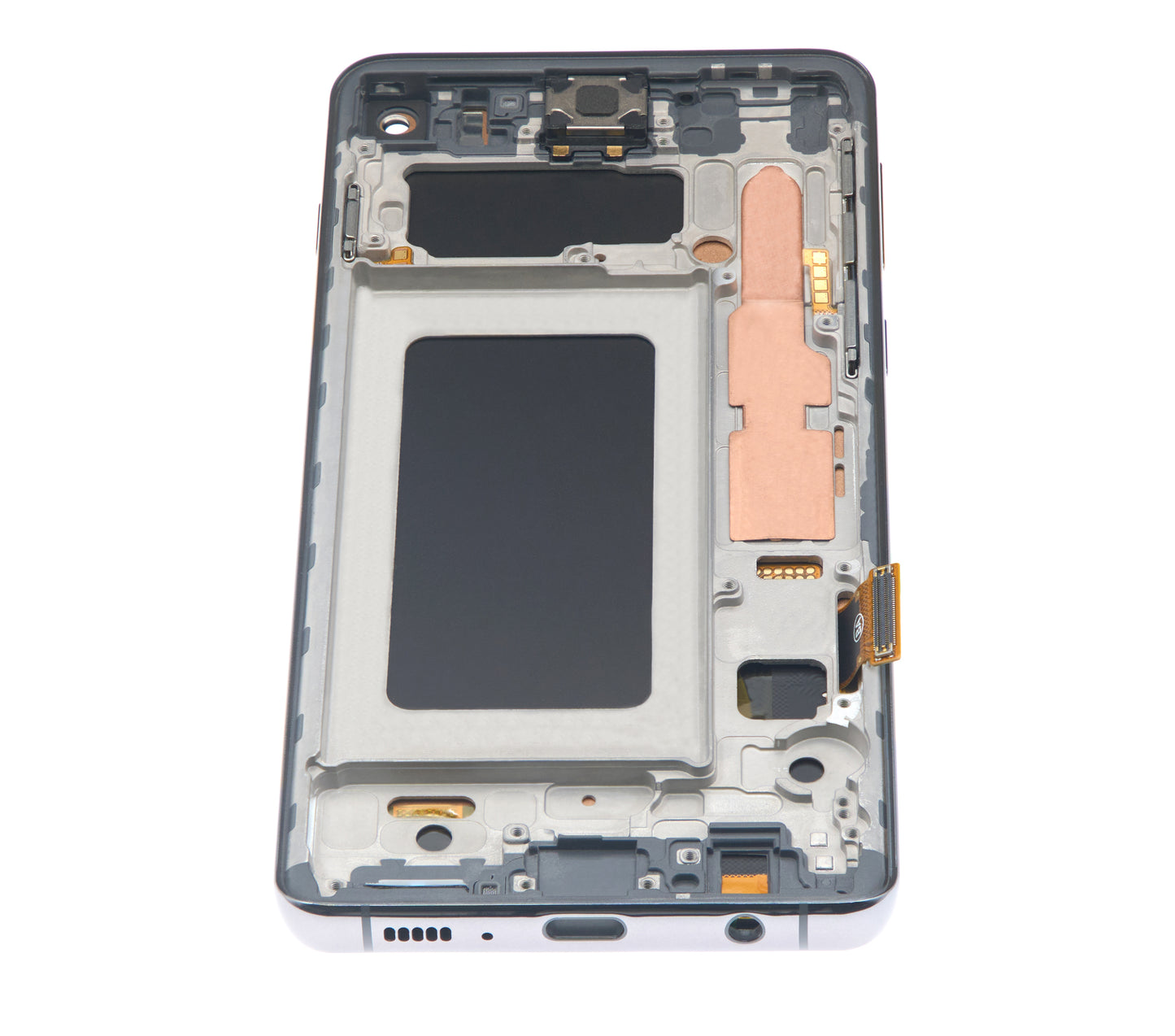 LCD Assembly With Frame (Without Fingerprint Sensor) For Samsung Galaxy S10 (Aftermarket Plus: TFT) (Prism Black)