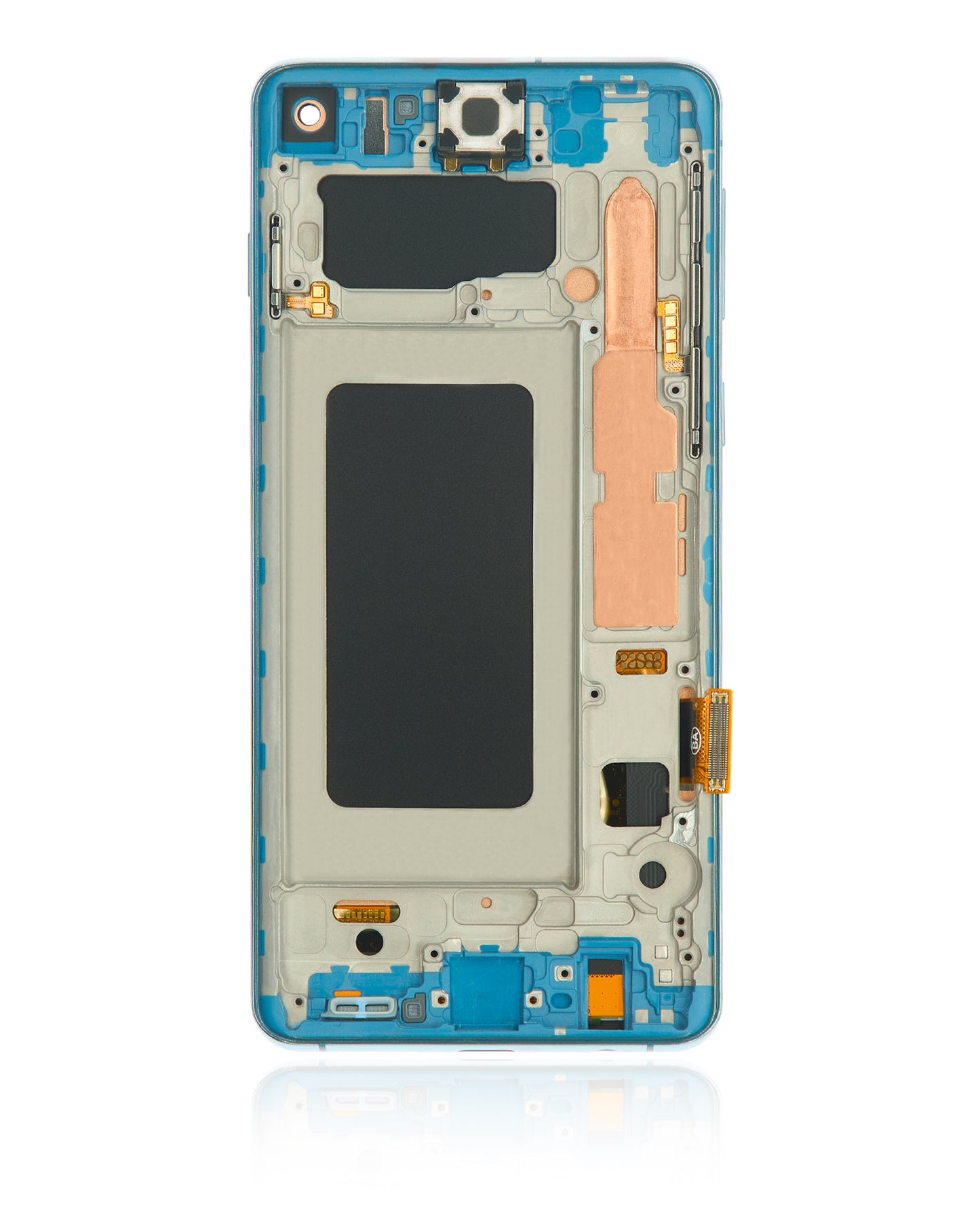 LCD Assembly With Frame (Without Fingerprint Sensor) For Samsung Galaxy S10 (Aftermarket Plus: TFT) (Prism Blue)
