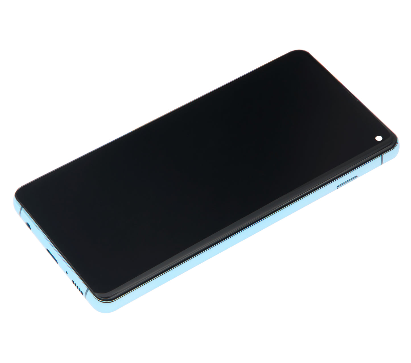 LCD Assembly With Frame (Without Fingerprint Sensor) For Samsung Galaxy S10 (Aftermarket Plus: TFT) (Prism Blue)