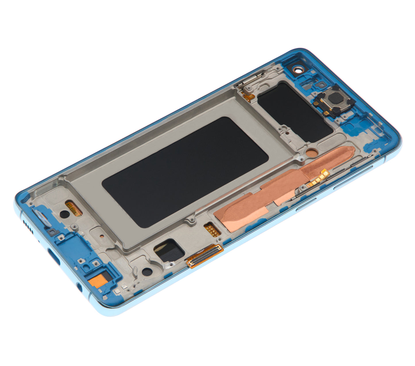 LCD Assembly With Frame (Without Fingerprint Sensor) For Samsung Galaxy S10 (Aftermarket Plus: TFT) (Prism Blue)