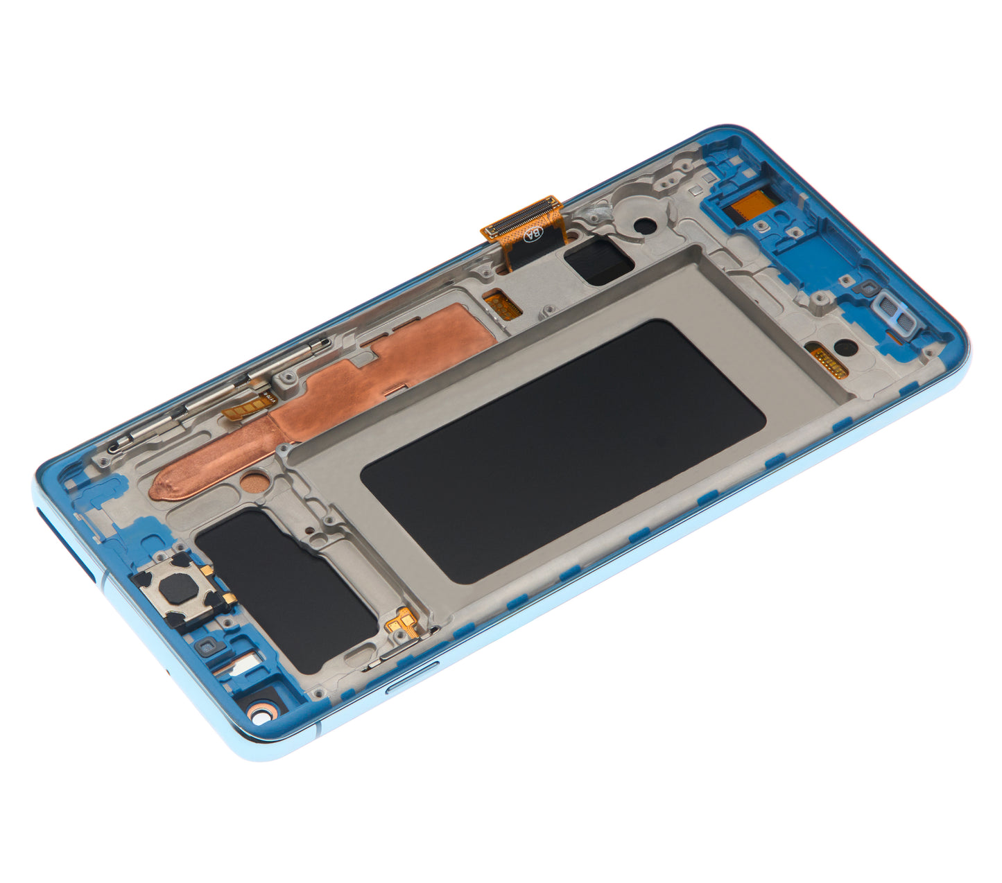 LCD Assembly With Frame (Without Fingerprint Sensor) For Samsung Galaxy S10 (Aftermarket Plus: TFT) (Prism Blue)
