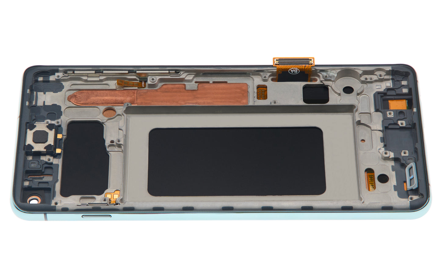 LCD Assembly With Frame (Without Fingerprint Sensor) For Samsung Galaxy S10 (Aftermarket Plus: TFT) (Prism Green)