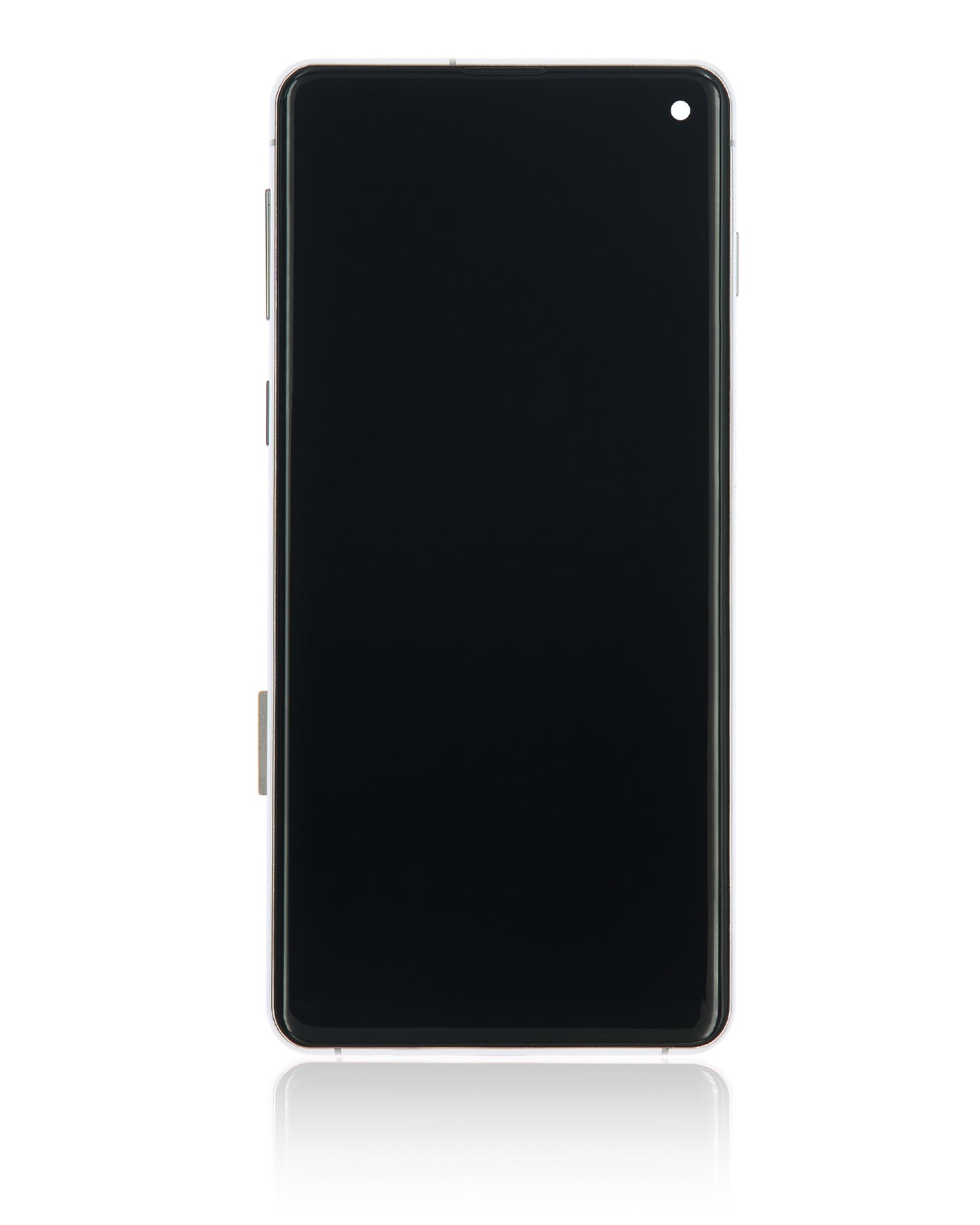 LCD Assembly With Frame (Without Fingerprint Sensor) For Samsung Galaxy S10 (Aftermarket Plus: TFT) (Prism White)