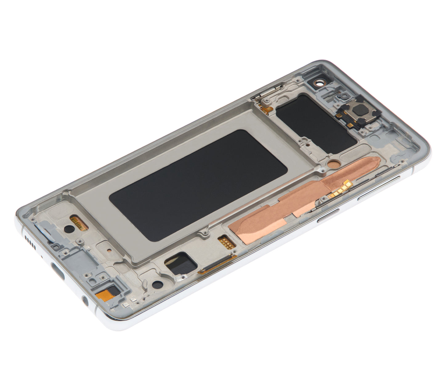 LCD Assembly With Frame (Without Fingerprint Sensor) For Samsung Galaxy S10 (Aftermarket Plus: TFT) (Prism White)