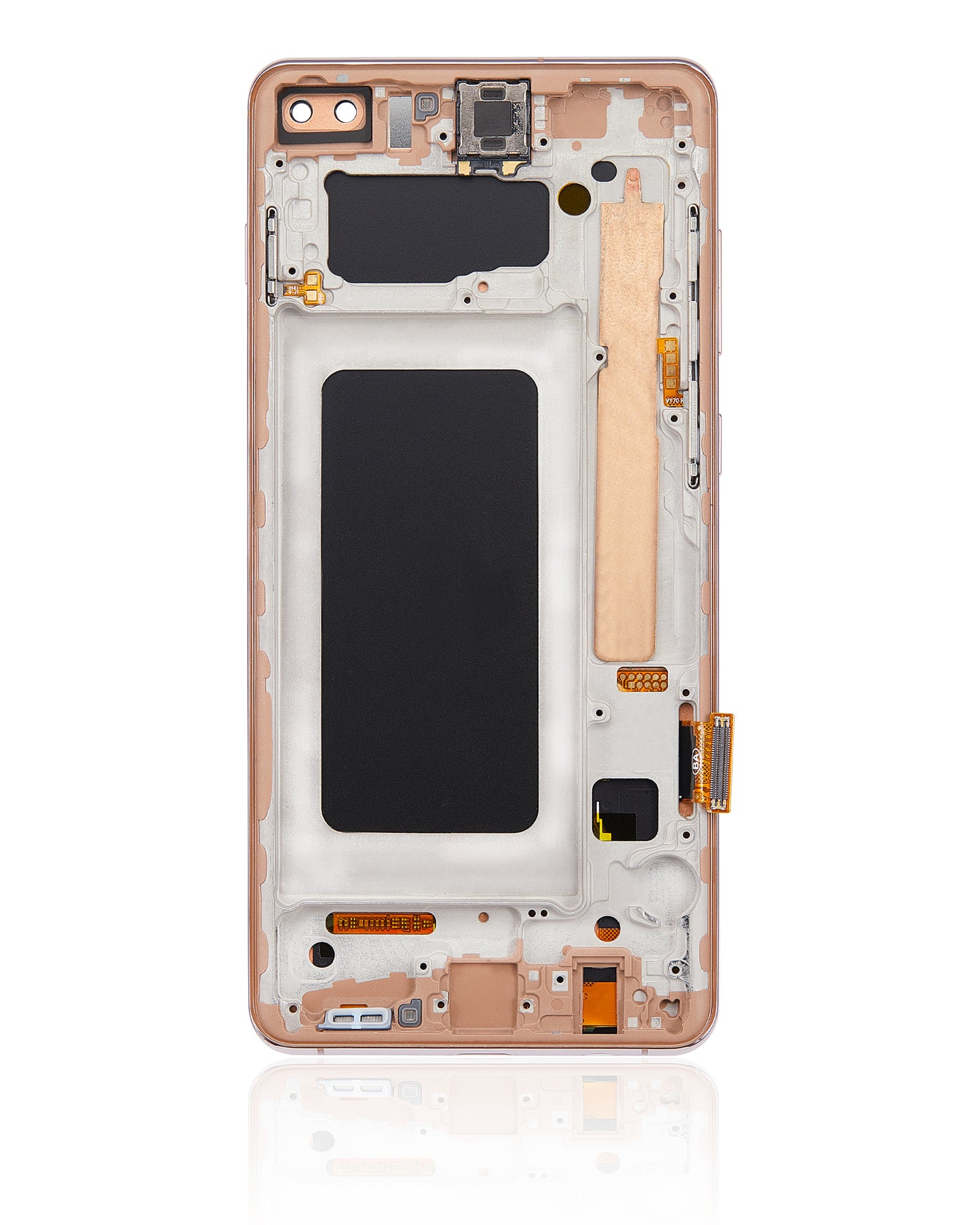 LCD Assembly With Frame (Without Fingerprint Sensor) For Samsung Galaxy S10 Plus (Aftermarket Plus: TFT) (Flamingo Pink)