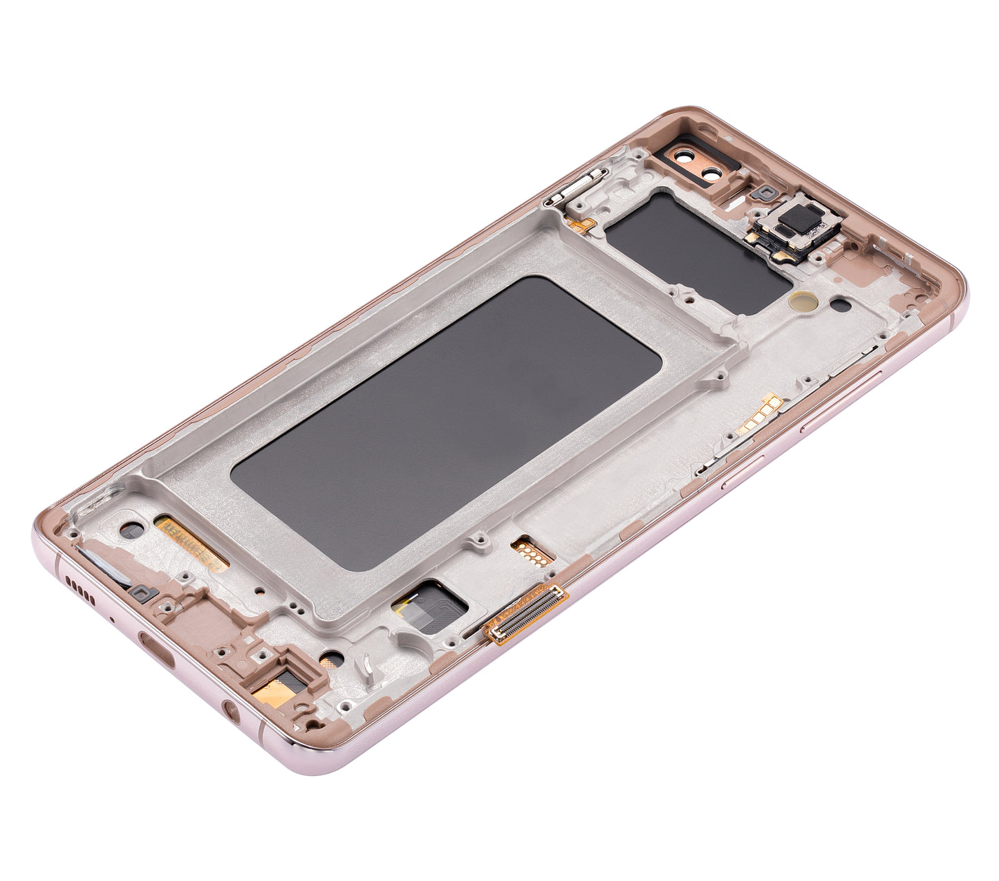 LCD Assembly With Frame (Without Fingerprint Sensor) For Samsung Galaxy S10 Plus (Aftermarket Plus: TFT) (Flamingo Pink)