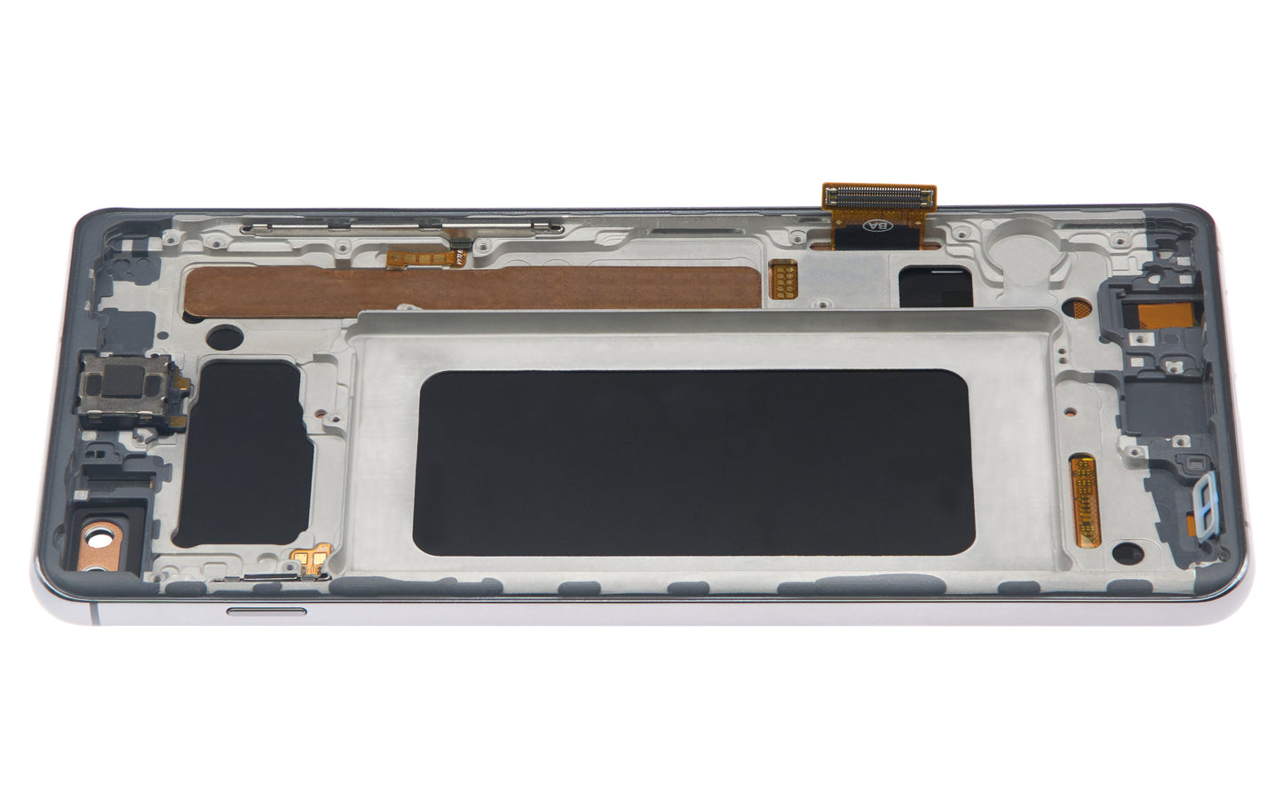 LCD Assembly With Frame (Without FingerPrint Sensor) For Samsung Galaxy S10 Plus (Aftermarket Plus: TFT) (Prism / Ceramic Black)