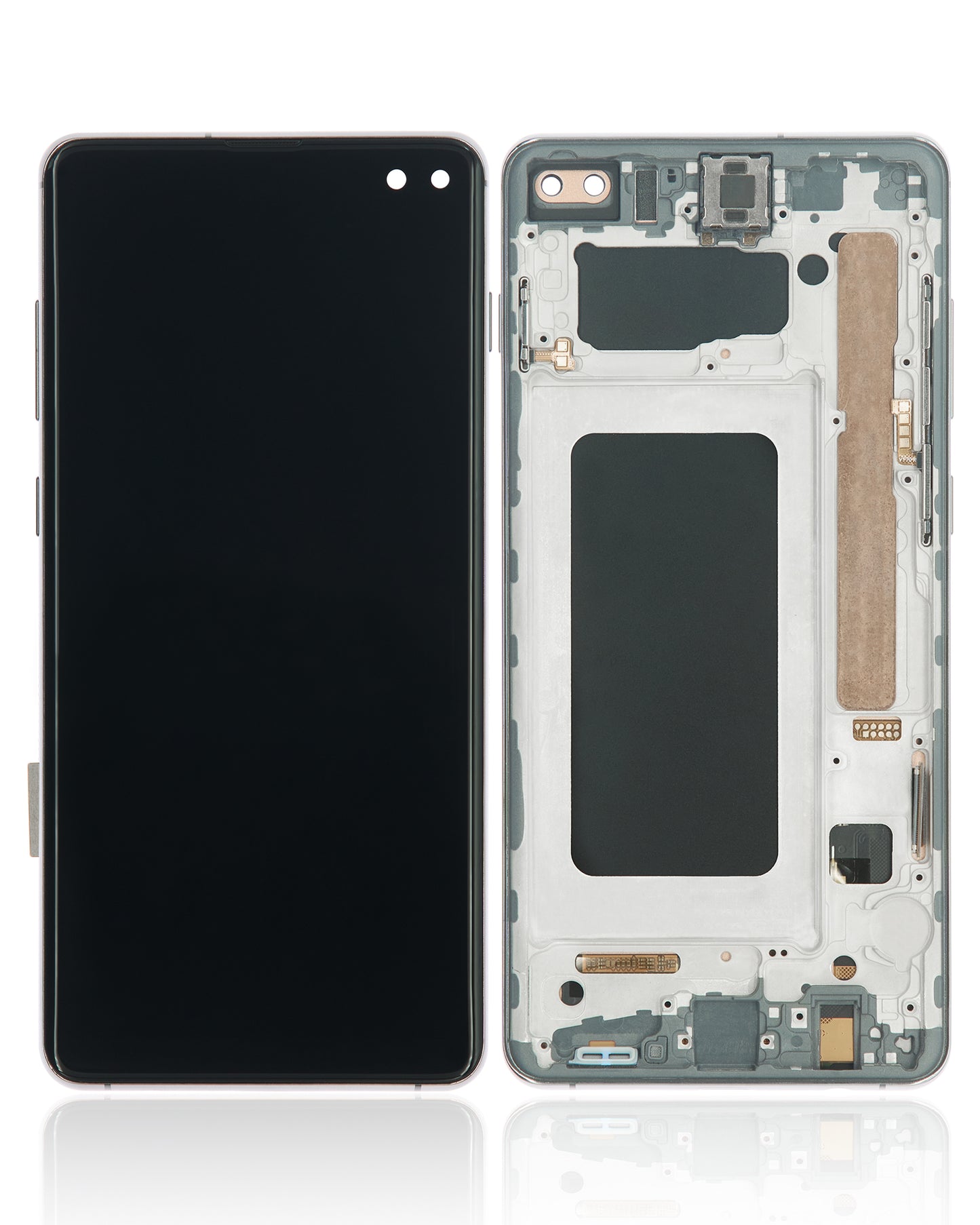 LCD Assembly With Frame (Without FingerPrint Sensor) For Samsung Galaxy S10 Plus (Aftermarket Plus: TFT) (Prism / Ceramic Black)