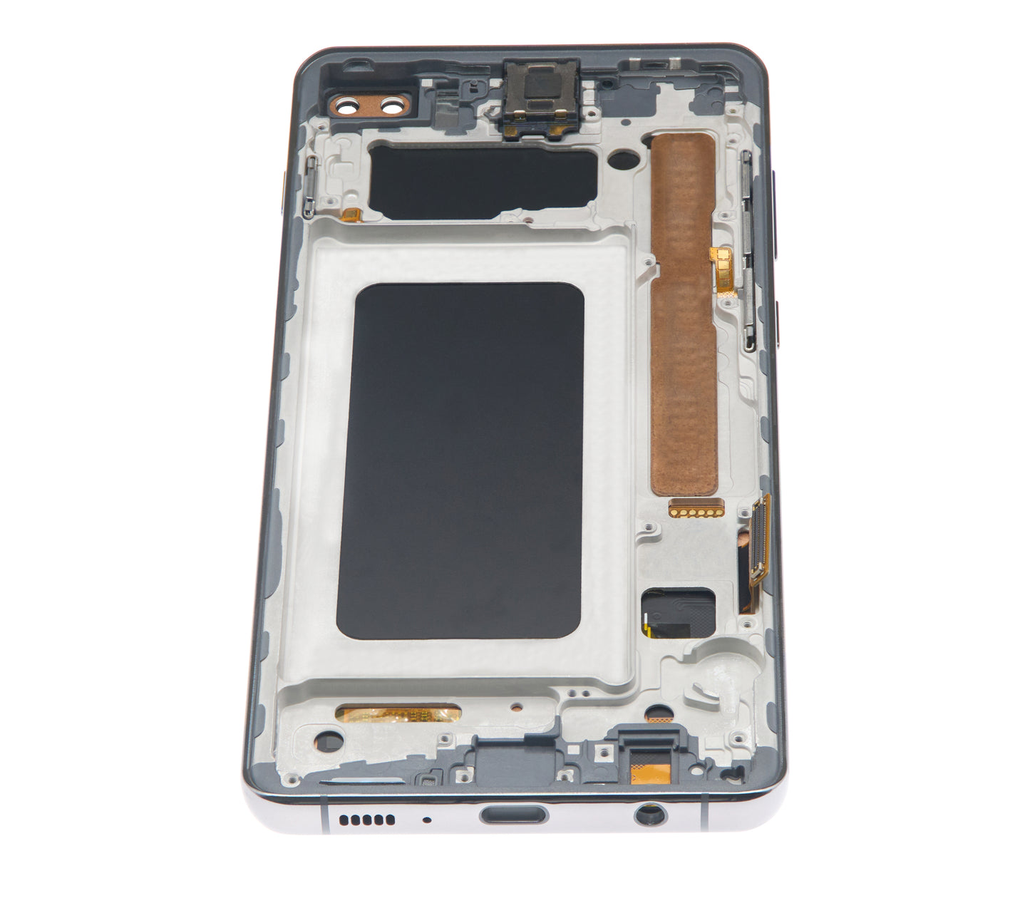 LCD Assembly With Frame (Without FingerPrint Sensor) For Samsung Galaxy S10 Plus (Aftermarket Plus: TFT) (Prism / Ceramic Black)