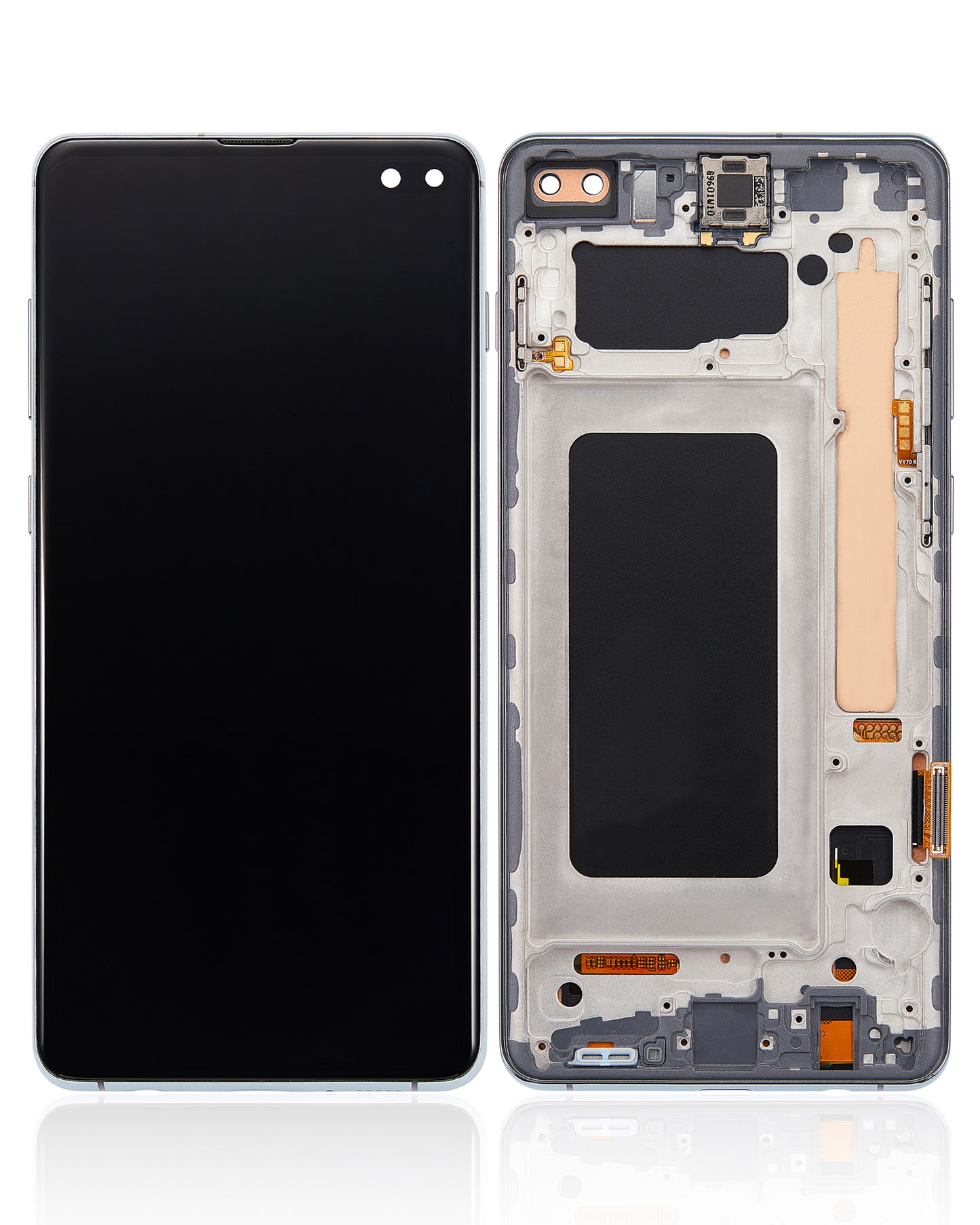 LCD Assembly With Frame (Without Fingerprint Sensor) For Samsung Galaxy S10 Plus (Aftermarket Plus: TFT) (Prism Green)