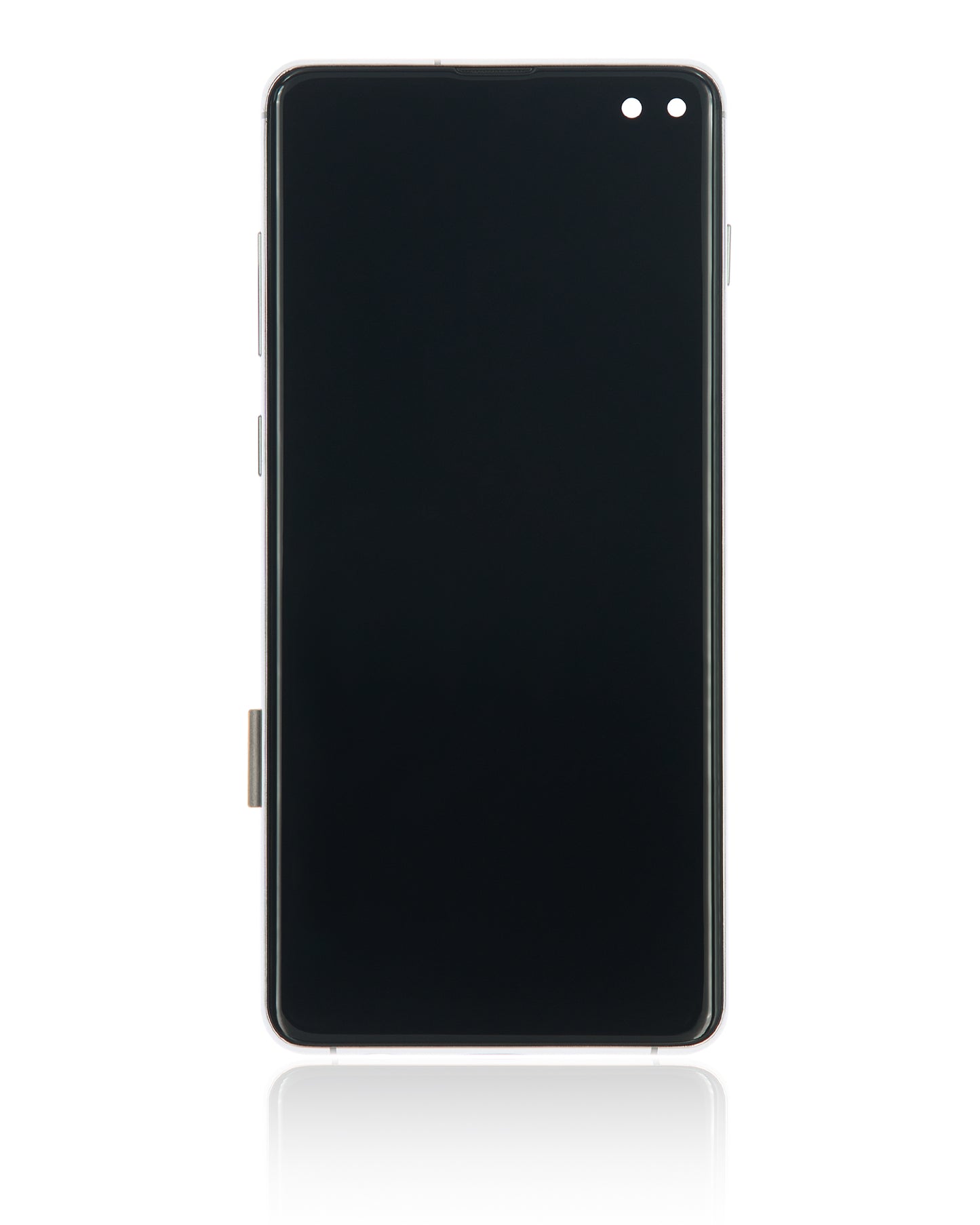 LCD Assembly With Frame (Without Fingerprint Sensor) For Samsung Galaxy S10 Plus (Aftermarket Plus: TFT) (Prism White)