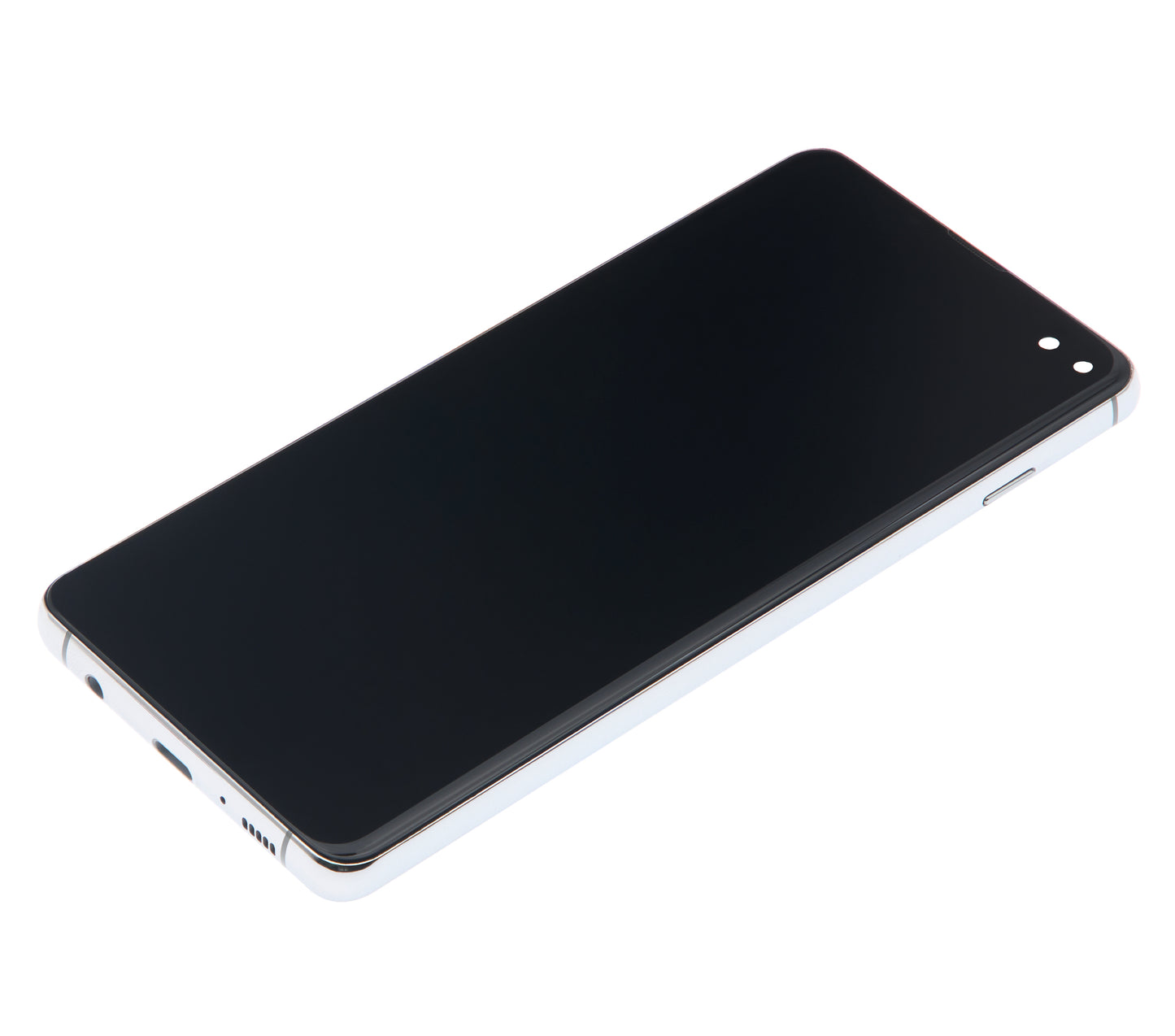 LCD Assembly With Frame (Without Fingerprint Sensor) For Samsung Galaxy S10 Plus (Aftermarket Plus: TFT) (Prism White)