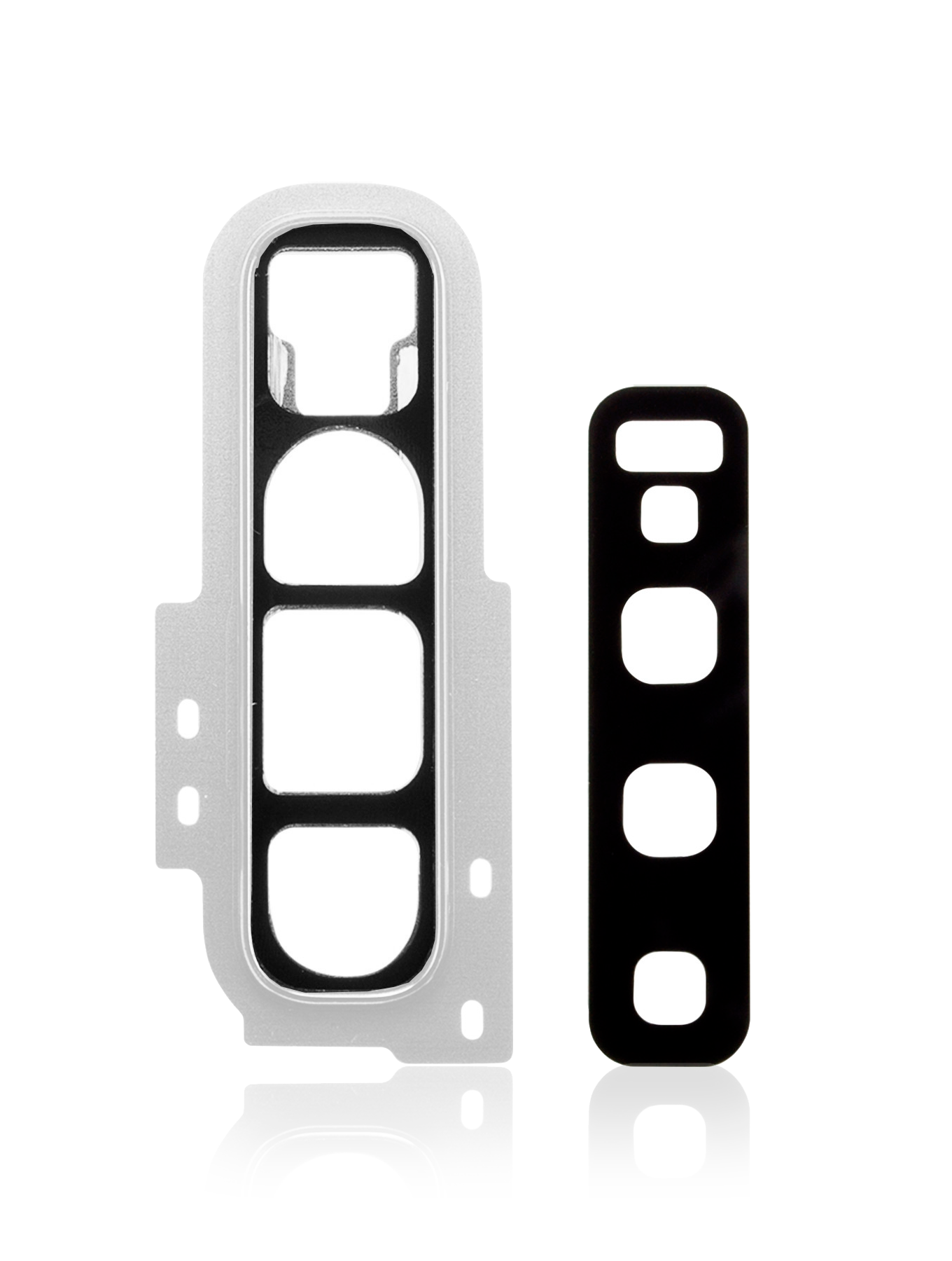 Back Camera Lens With Cover Bezel Ring For Samsung Galaxy S10 (Prism White)