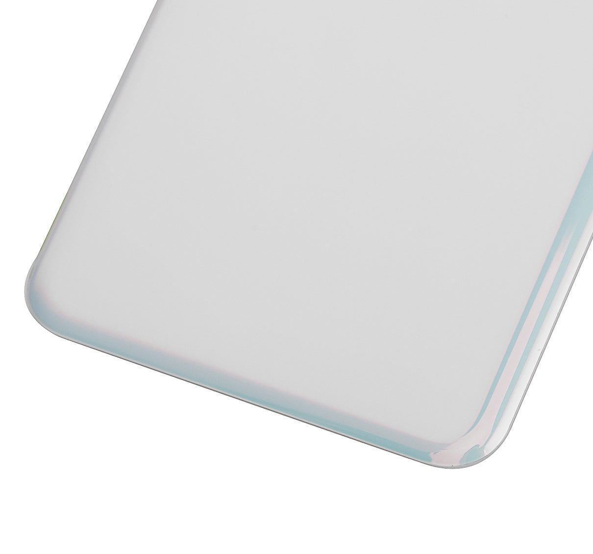Back cover Glass With Camera Lens For Samsung Galaxy S10E (No Logo) (Aftermarket Plus) (Prism White)