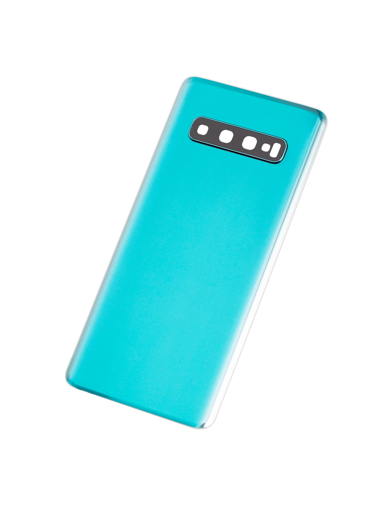 Back cover Glass With Camera Lens For Samsung Galaxy S10 (No Logo) (Aftermarket Plus) (Prism Green)