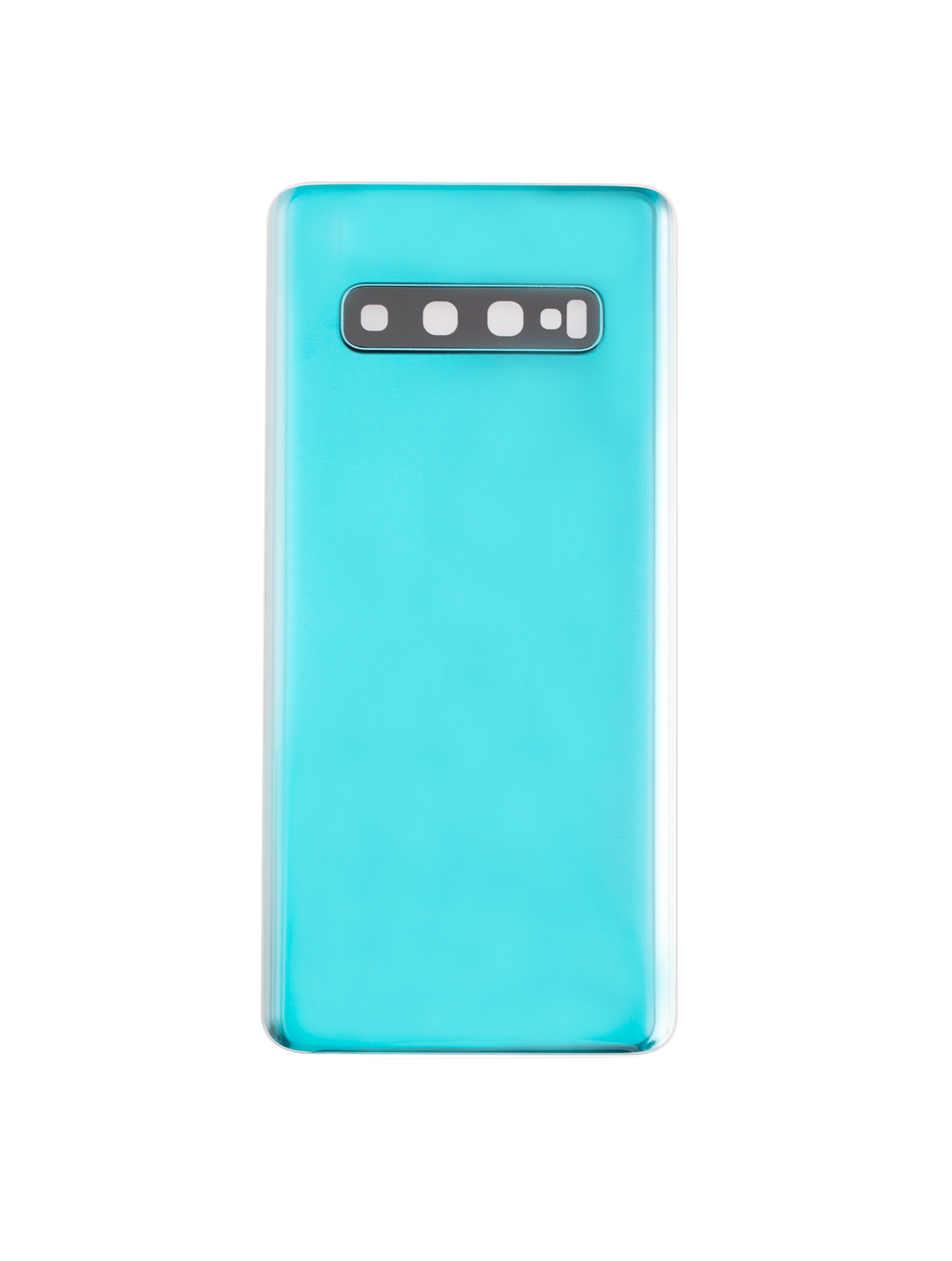 Back cover Glass With Camera Lens For Samsung Galaxy S10 (No Logo) (Aftermarket Plus) (Prism Green)