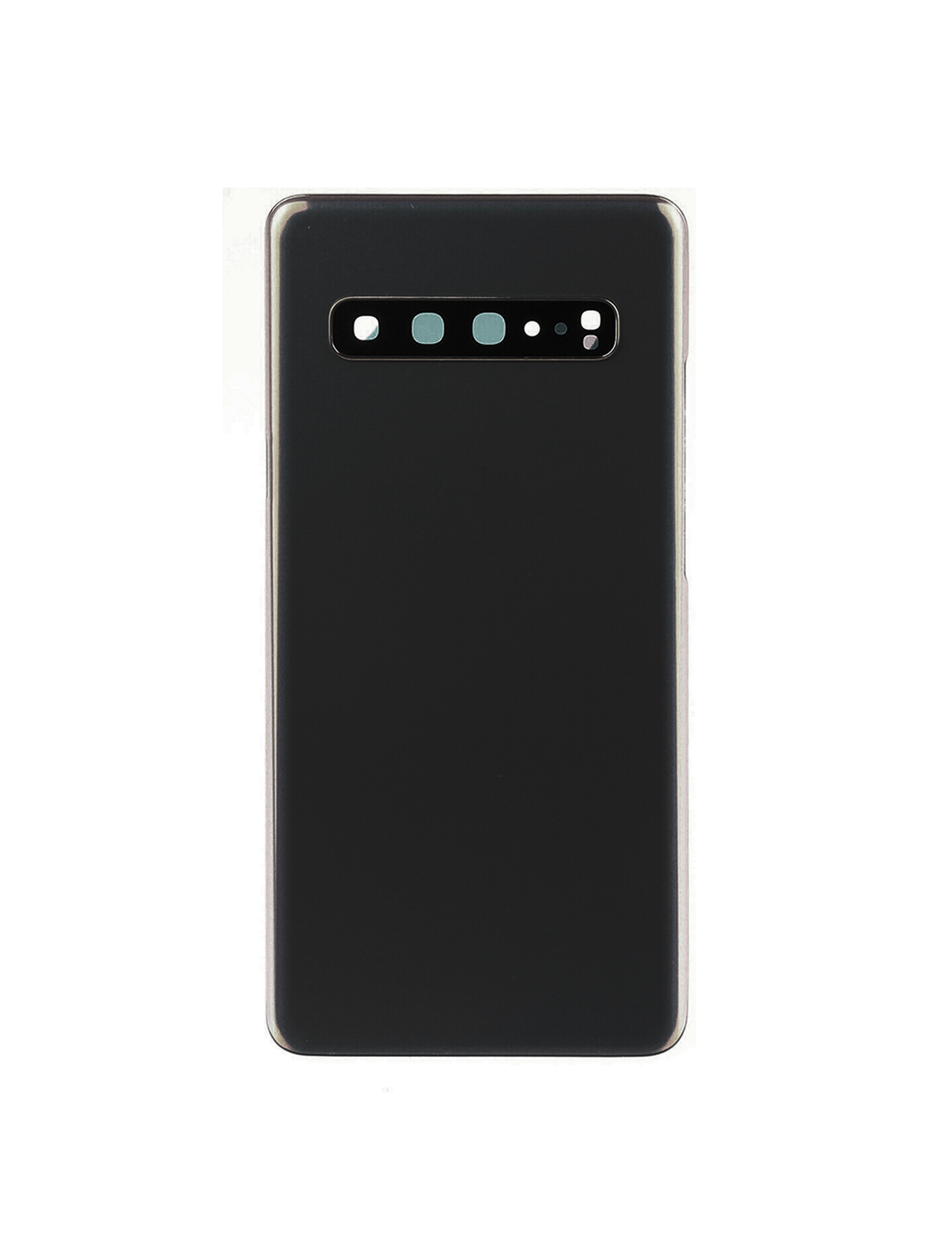 Back cover Glass With Camera Lens For Samsung Galaxy S10 5G (No Logo) (Aftermarket Plus) (Prism Black)