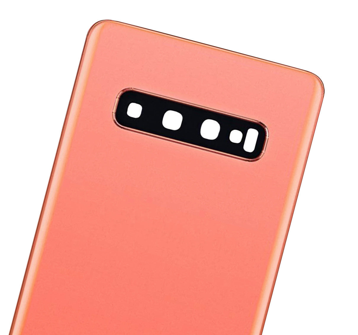 Back cover Glass With Camera Lens For Samsung Galaxy S10 (Service Pack) (Flamingo Pink)