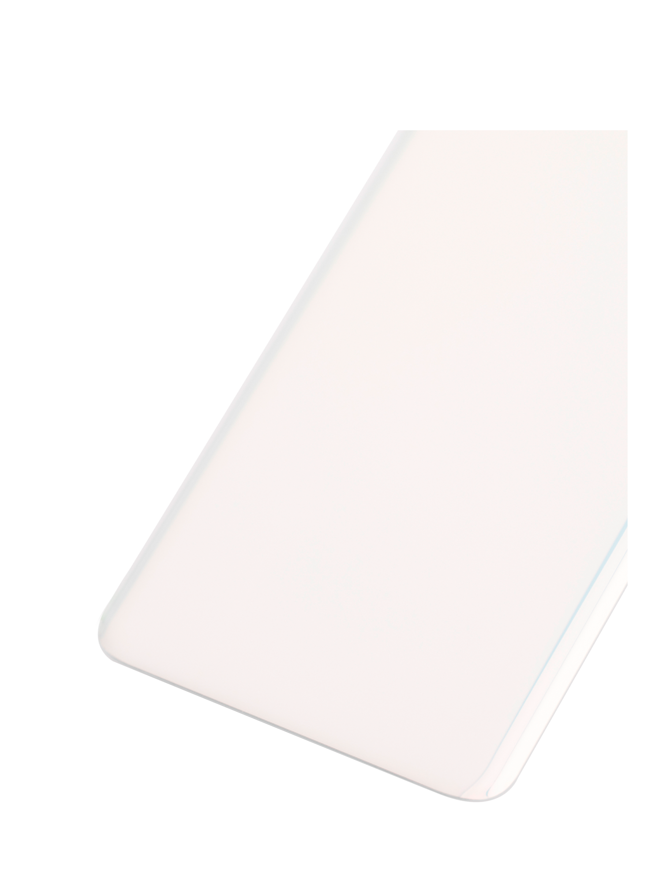 Back cover Glass With Camera Lens For Samsung Galaxy S10 (No Logo) (Aftermarket Plus) (Prism White)