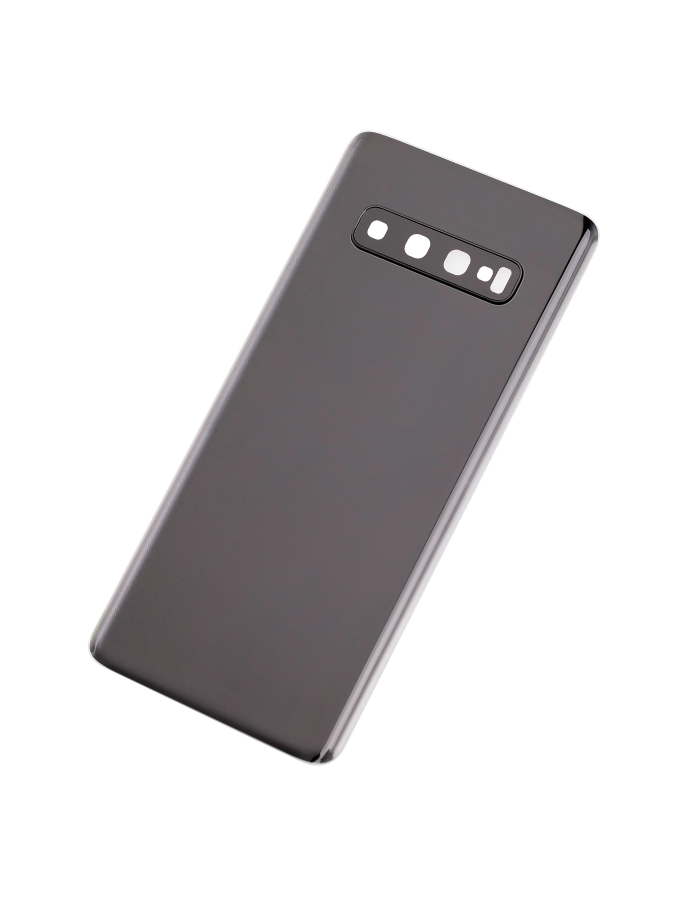 Back cover Glass With Camera Lens For Samsung Galaxy S10 (No Logo) (Aftermarket Plus) (Prism Black)