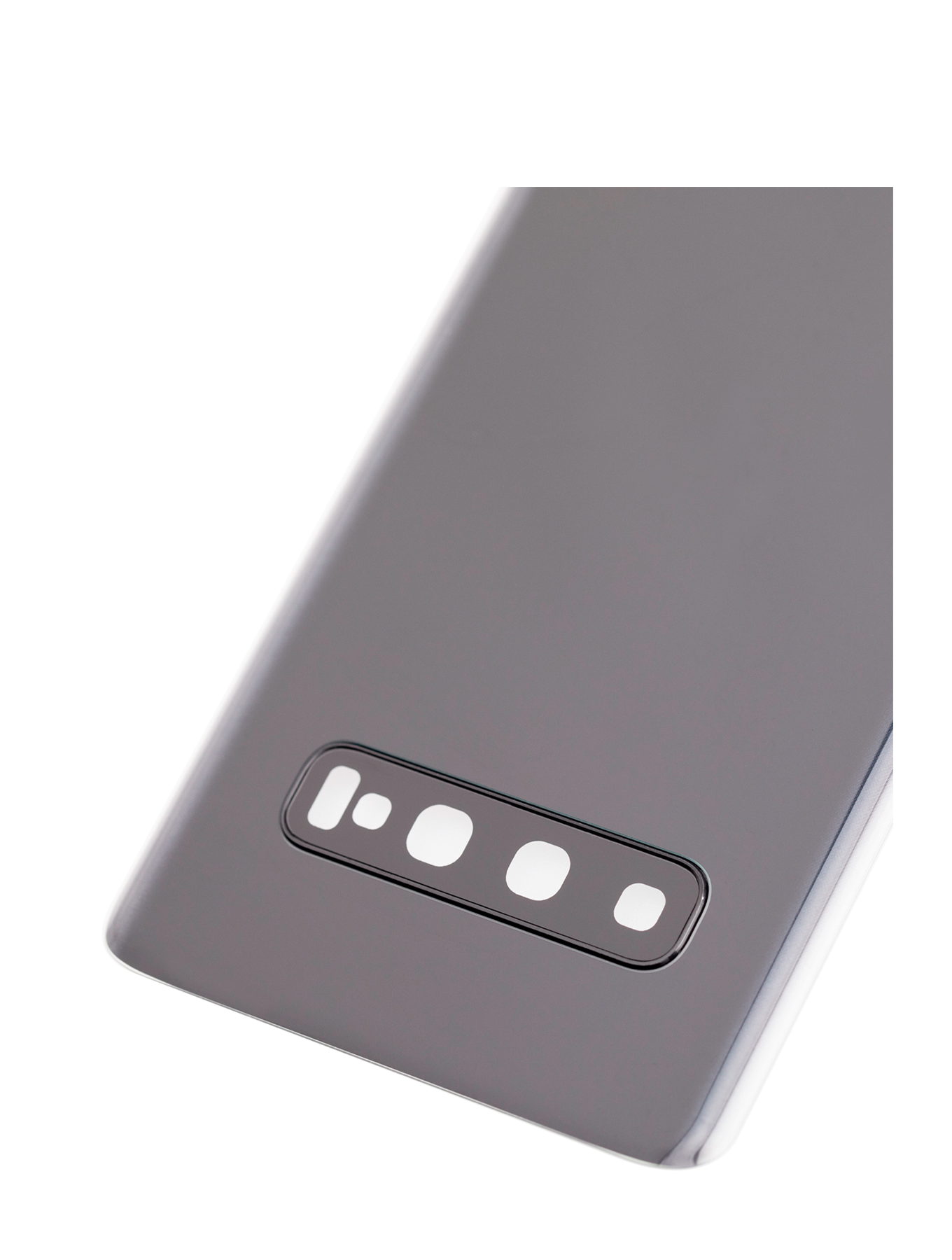 Back cover Glass With Camera Lens For Samsung Galaxy S10 (No Logo) (Aftermarket Plus) (Prism Black)