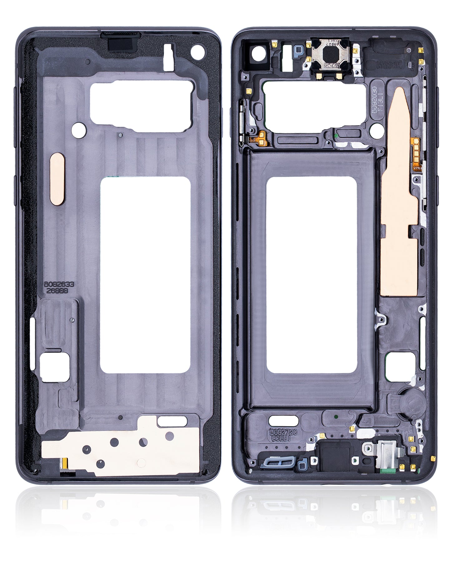 Mid-Frame Housing For Samsung Galaxy S10 (With Small Parts) (Prism Black)