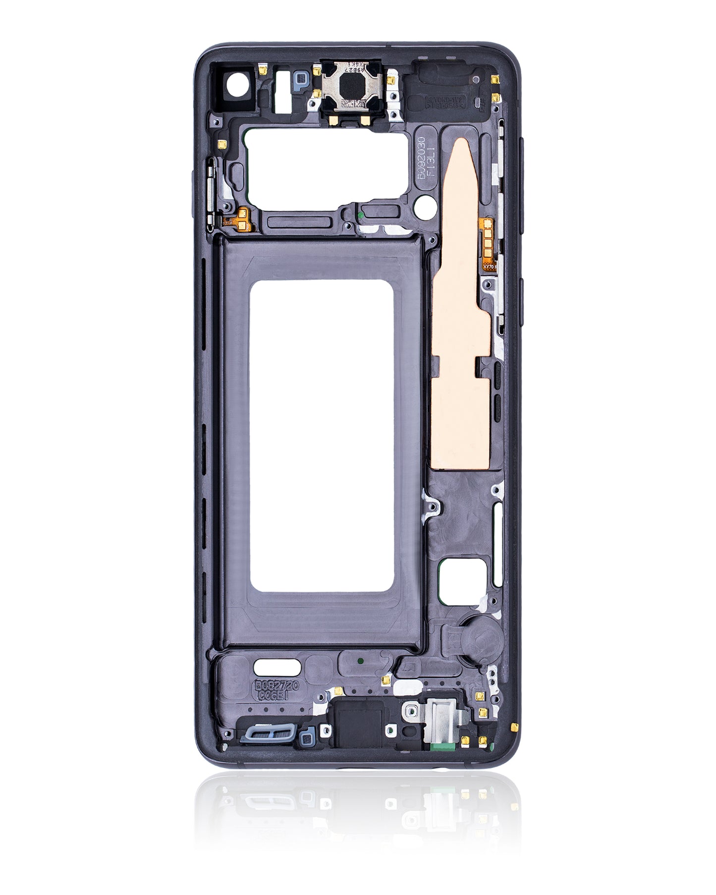 Mid-Frame Housing For Samsung Galaxy S10 (With Small Parts) (Prism Black)