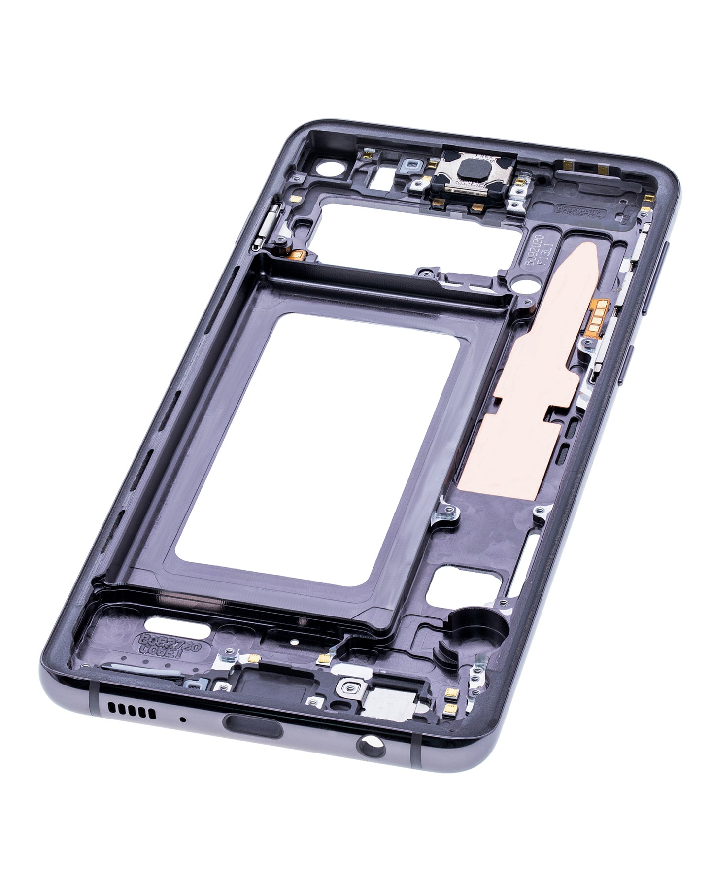 Mid-Frame Housing For Samsung Galaxy S10 (With Small Parts) (Prism Black)