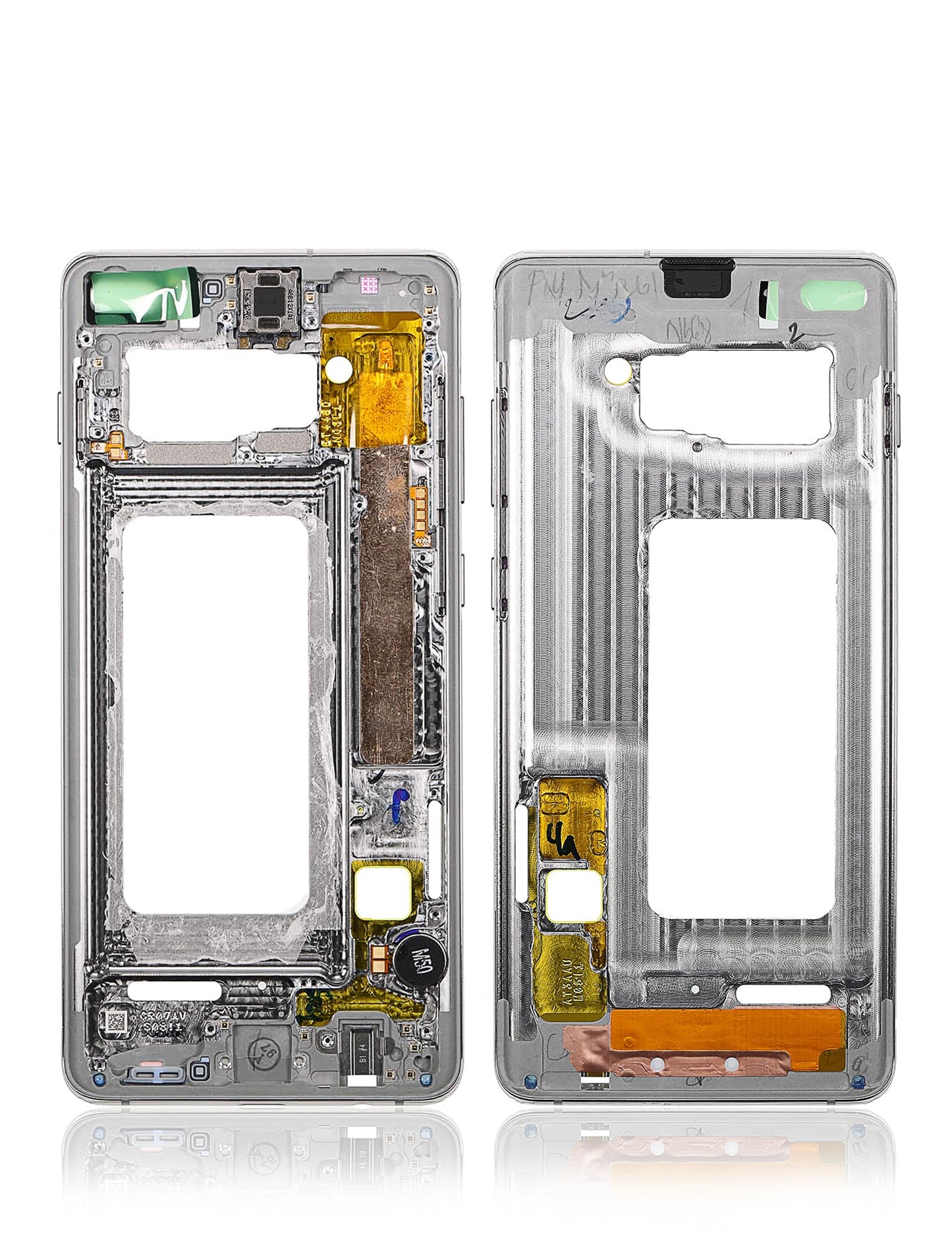 Mid-Frame Housing For Samsung Galaxy S10 (With Small Parts) (Prism Blue)
