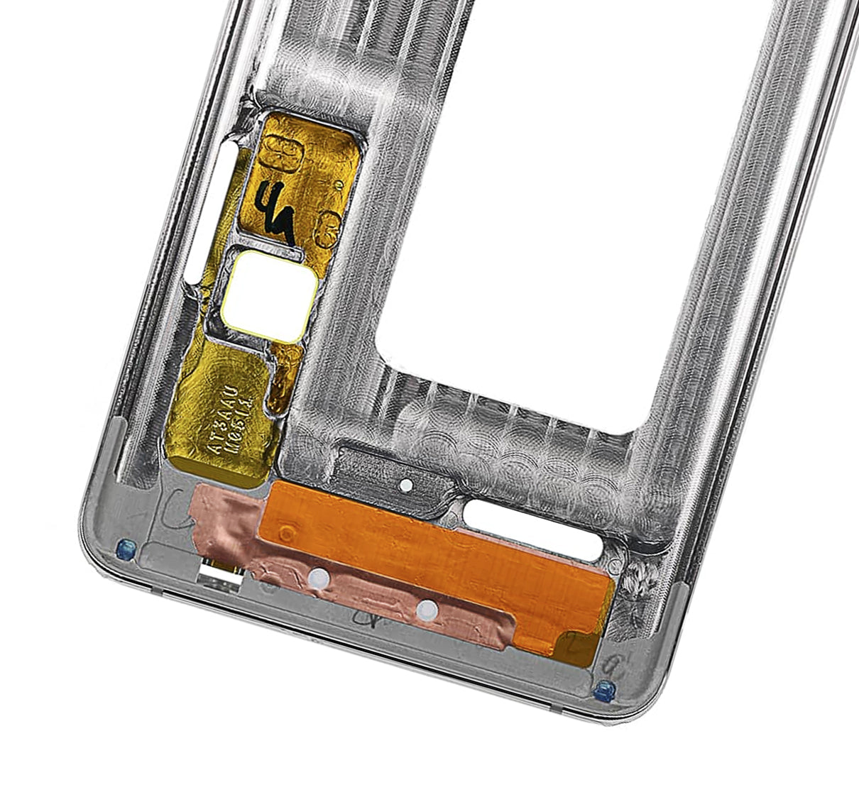 Mid-Frame Housing For Samsung Galaxy S10 (With Small Parts) (Prism Blue)