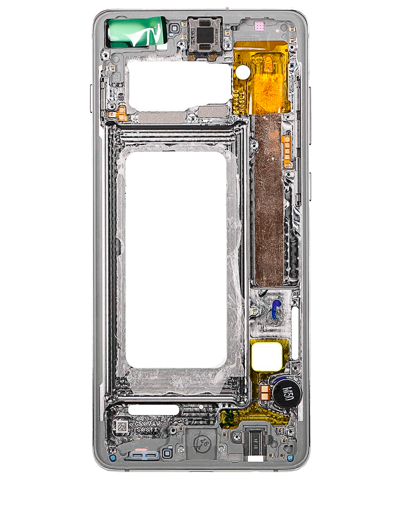 Mid-Frame Housing For Samsung Galaxy S10 (With Small Parts) (Prism Blue)