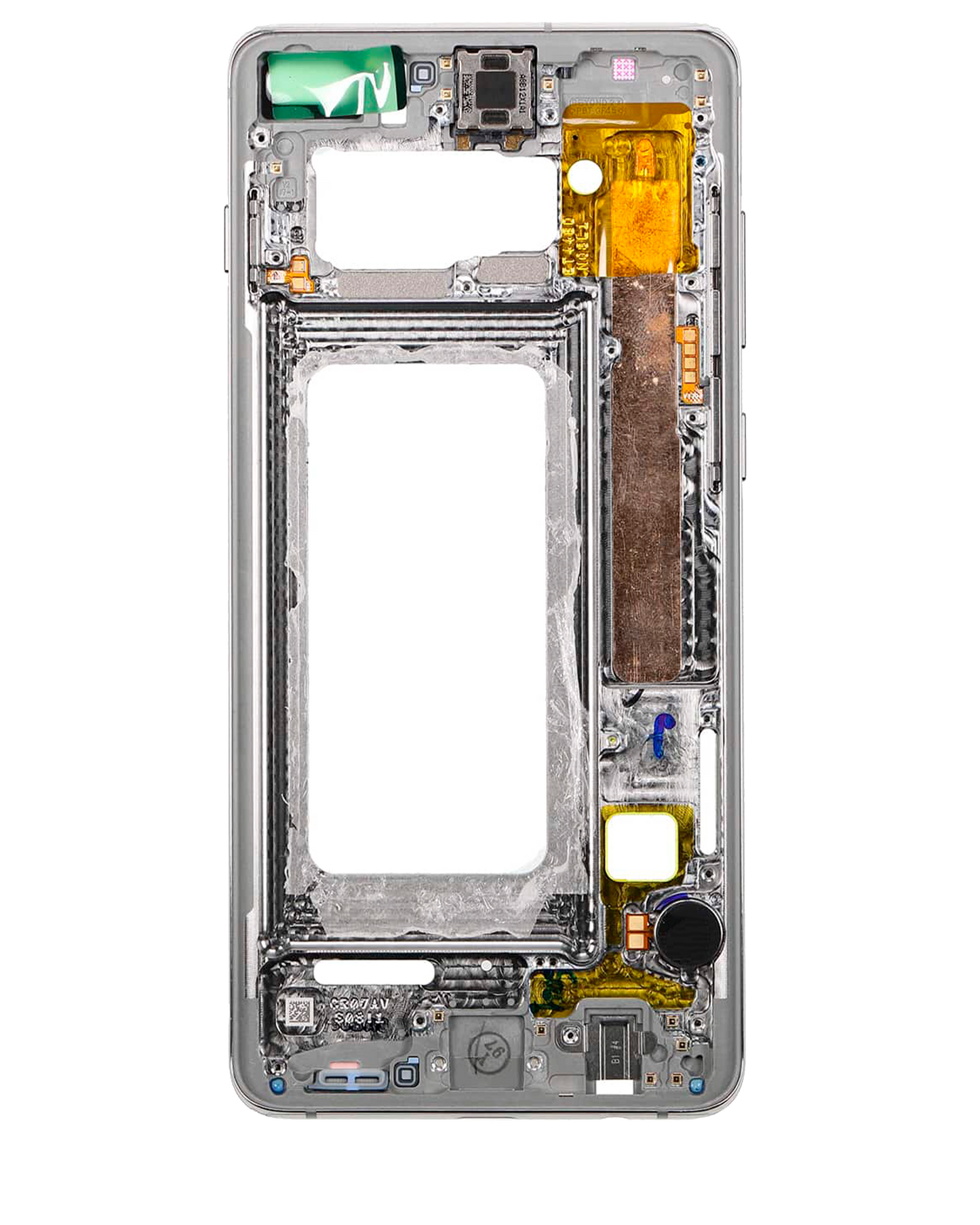 Mid-Frame Housing For Samsung Galaxy S10 (With Small Parts) (Prism Green)