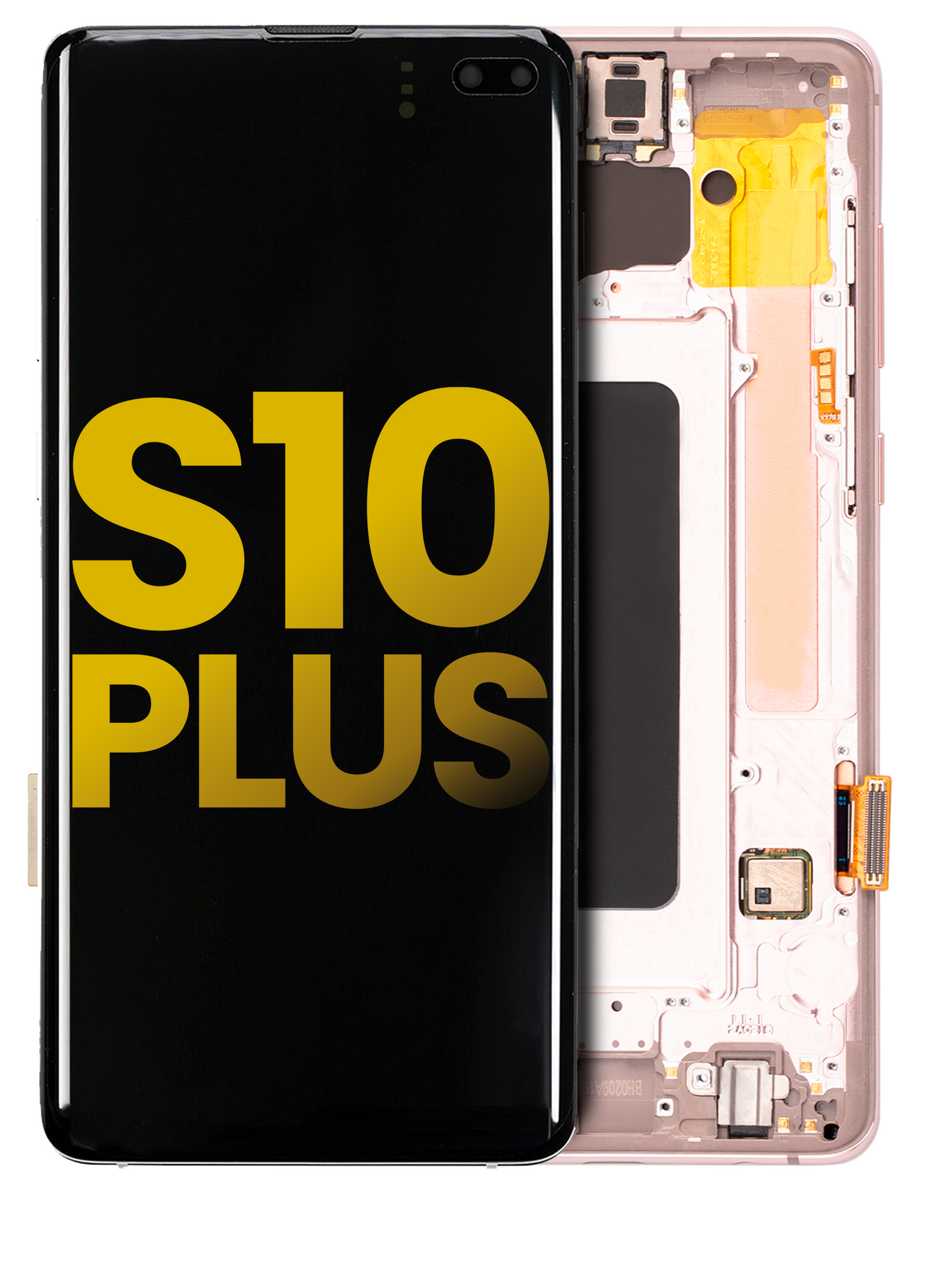 OLED Assembly With Frame For Samsung Galaxy S10 Plus (Refurbished) (Flamingo Pink)