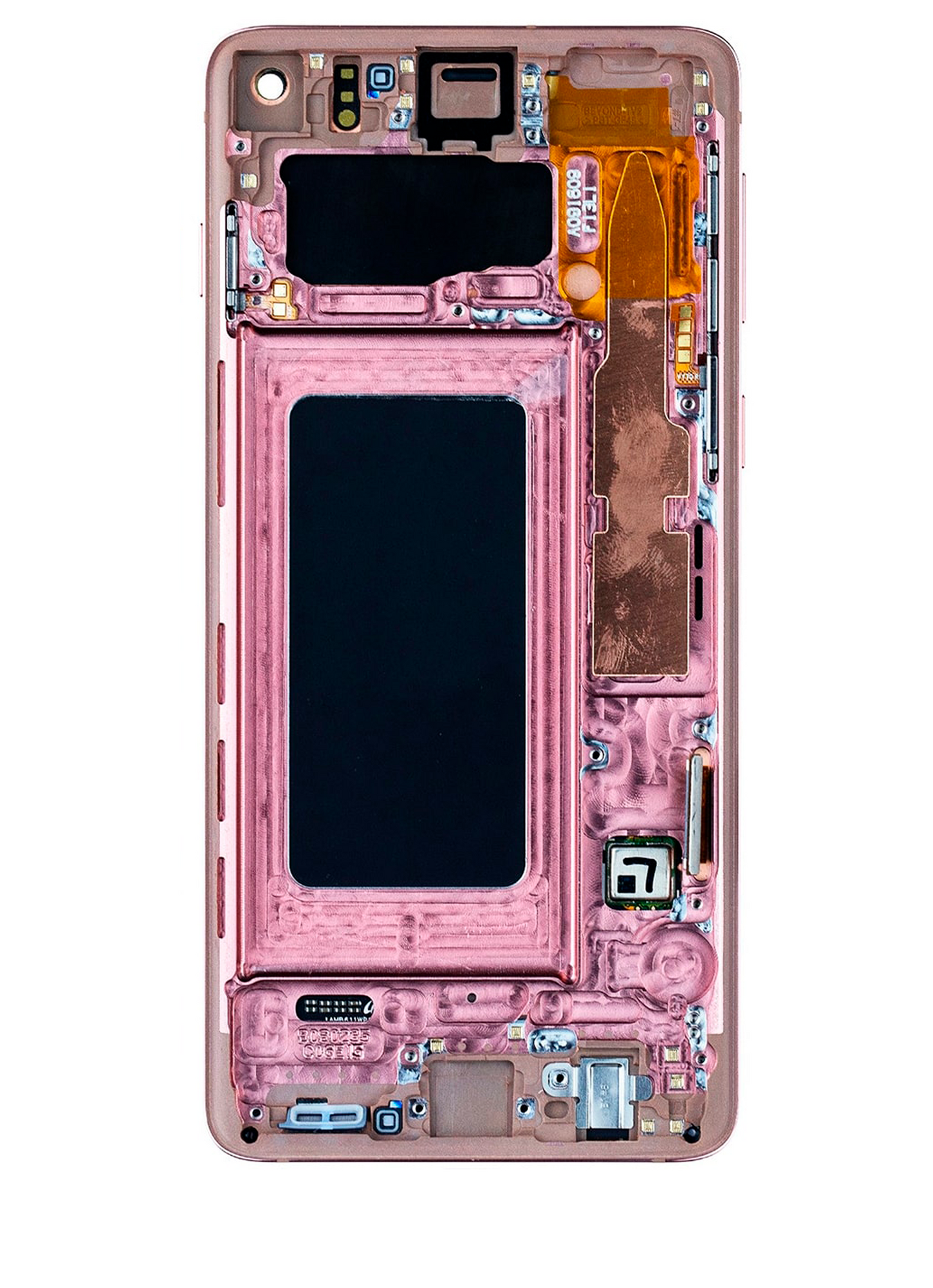 OLED Assembly With Frame For Samsung Galaxy S10 (Service Pack) (Flamingo Pink)