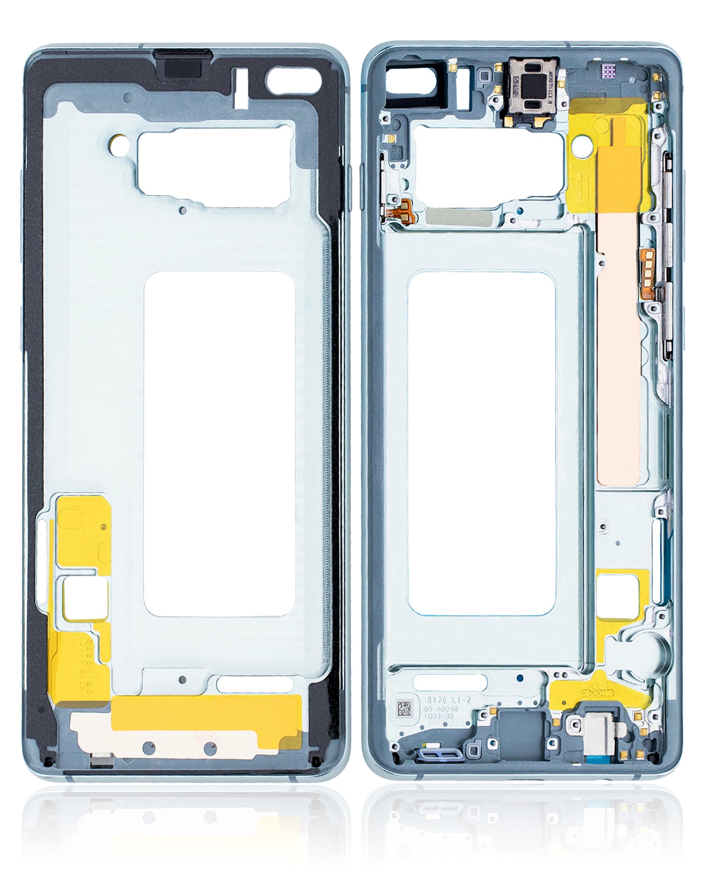 Mid-Frame Housing For Samsung Galaxy S10 Plus (With Small Parts) (Prism Green)