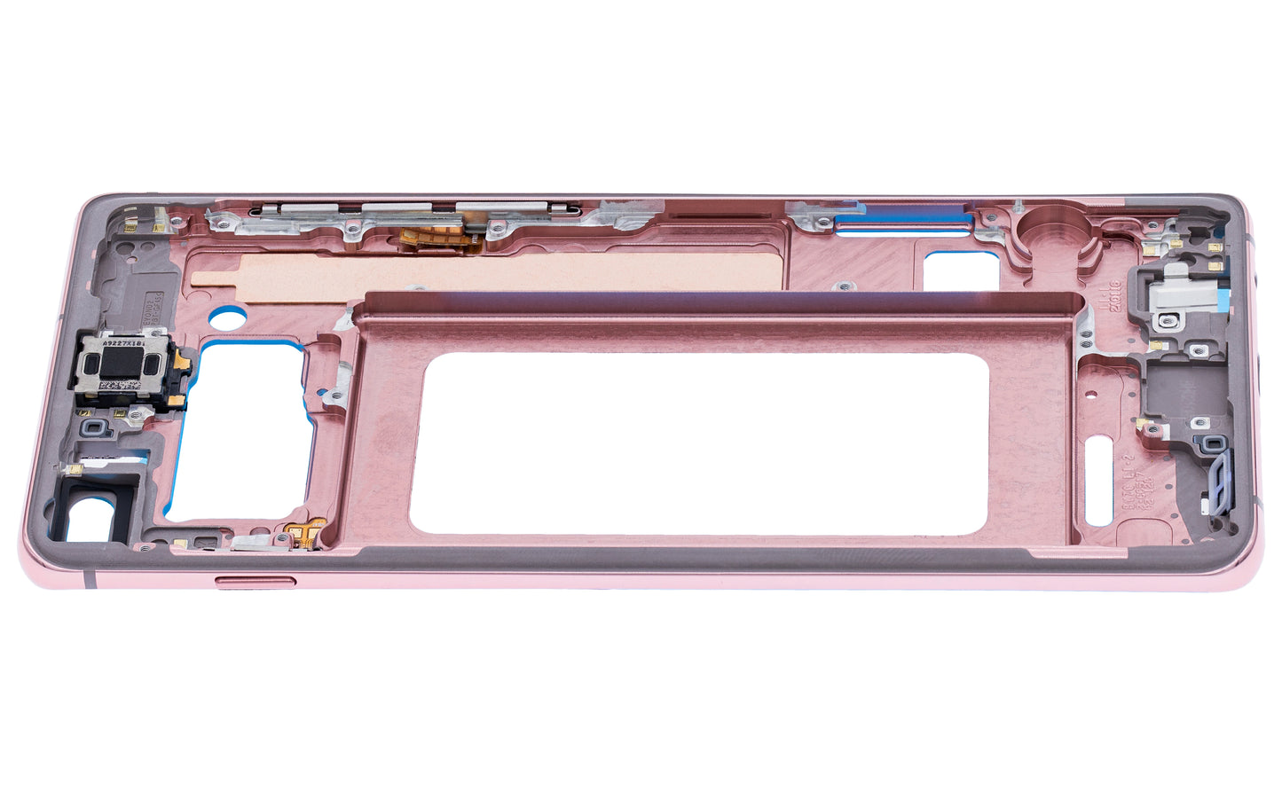 Mid-Frame Housing For Samsung Galaxy S10 Plus (With Small Parts) (Flamingo Pink)