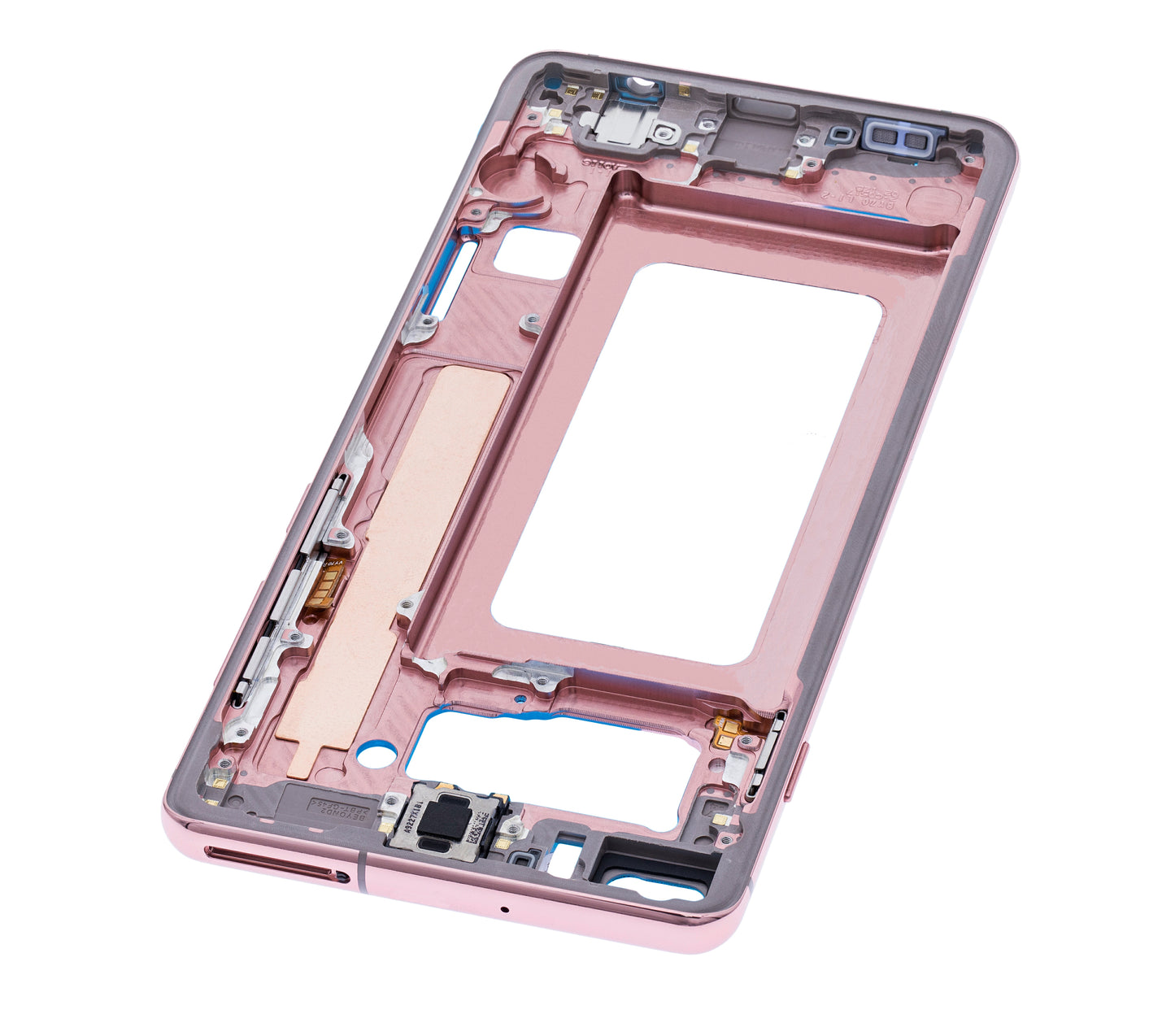Mid-Frame Housing For Samsung Galaxy S10 Plus (With Small Parts) (Flamingo Pink)