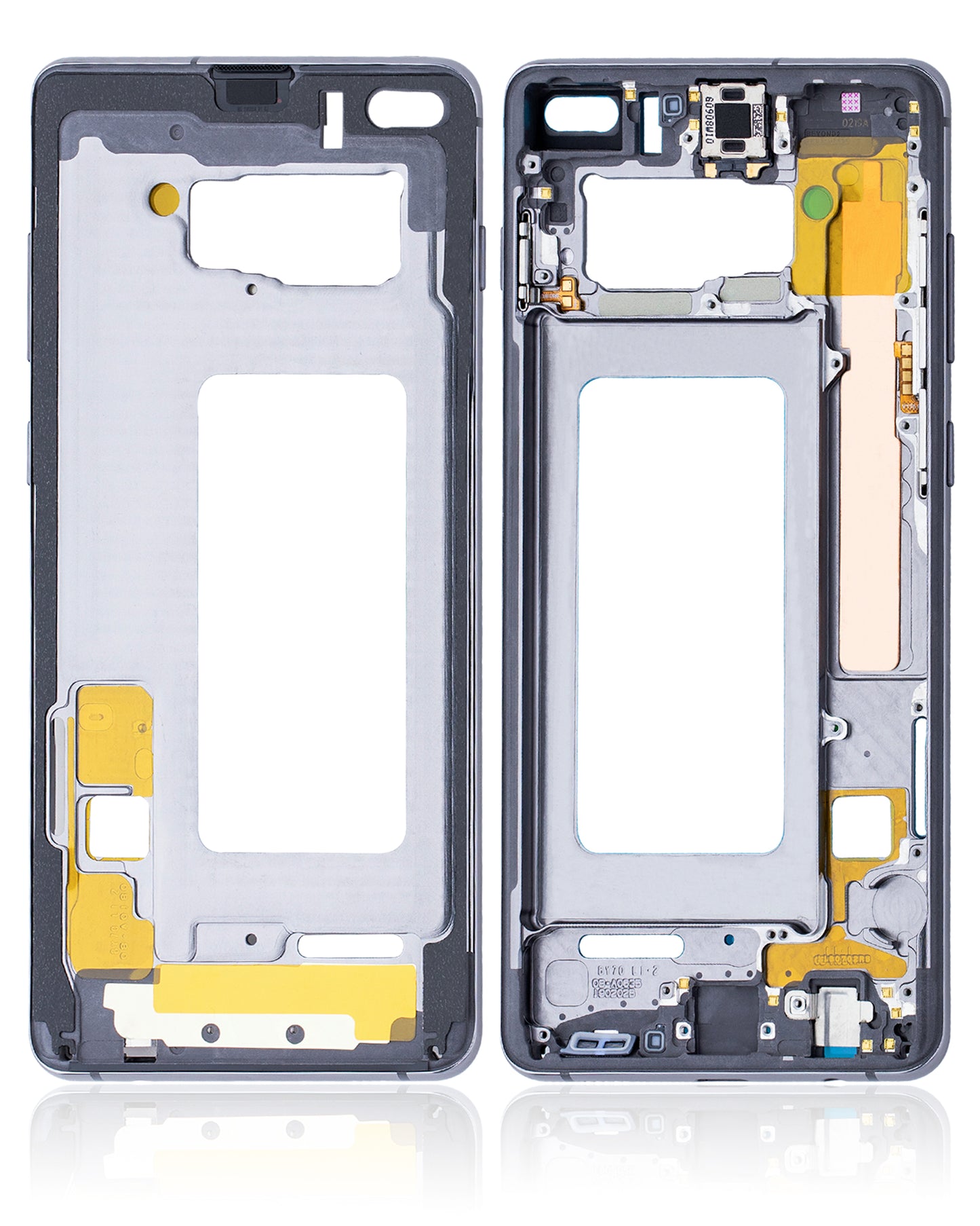 Mid-Frame Housing For Samsung Galaxy S10 Plus (With Small Parts) (Prism Black)
