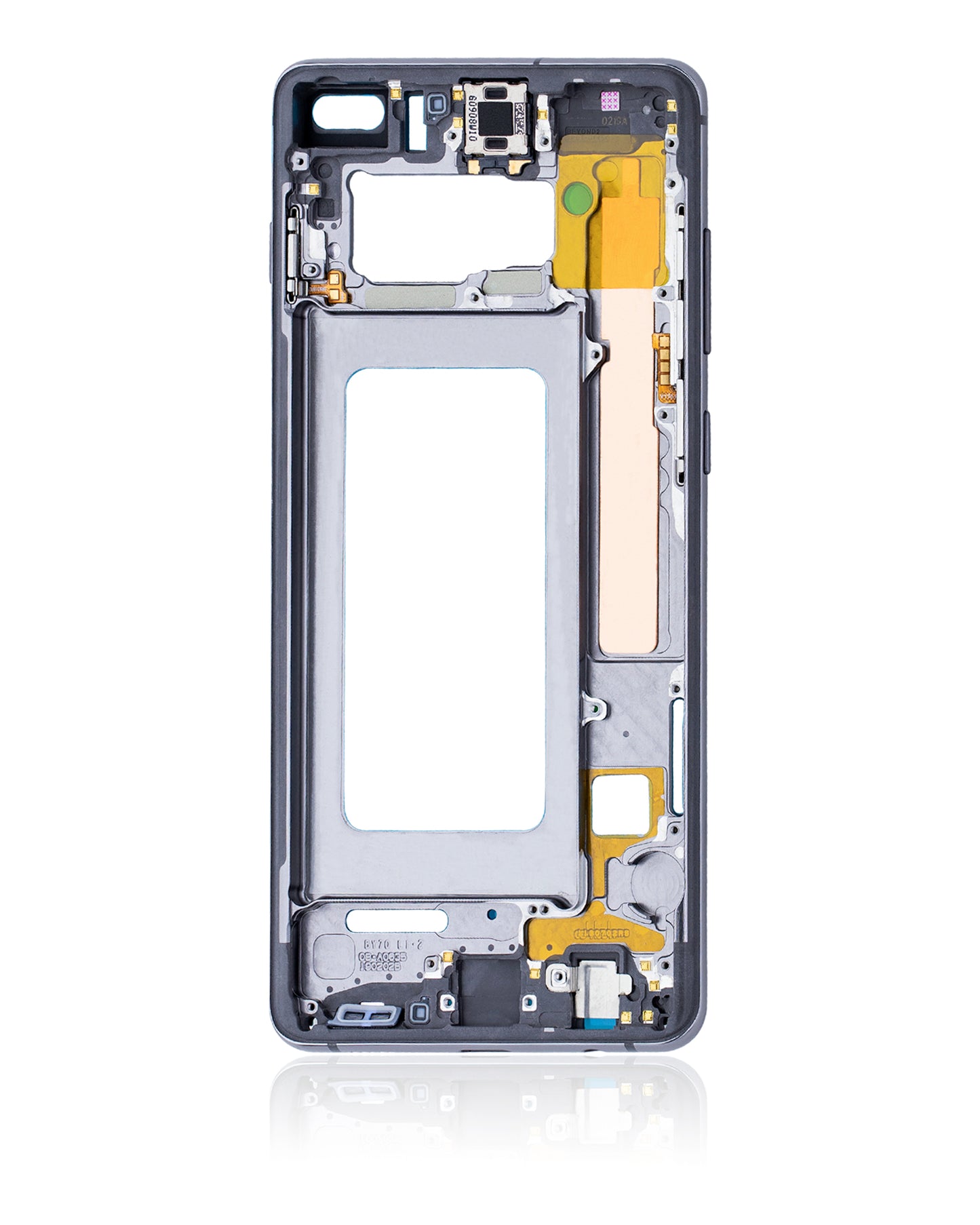 Mid-Frame Housing For Samsung Galaxy S10 Plus (With Small Parts) (Prism Black)