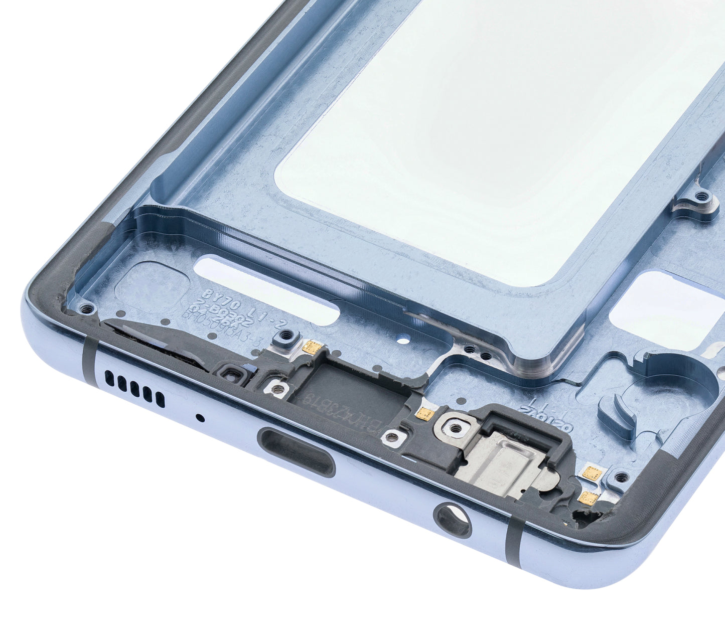 Mid-Frame Housing For Samsung Galaxy S10 Plus (With Small Parts) (Prism Blue)