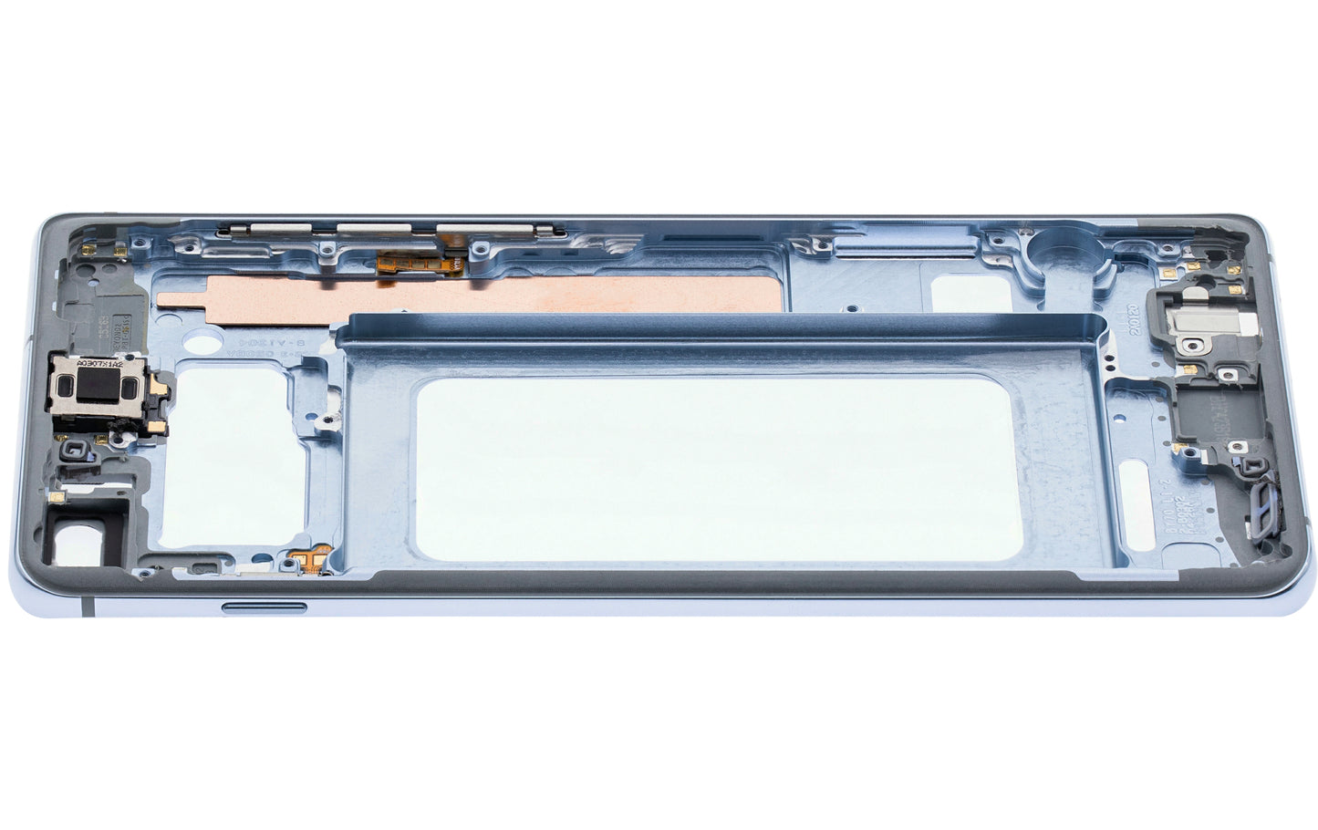 Mid-Frame Housing For Samsung Galaxy S10 Plus (With Small Parts) (Prism Blue)