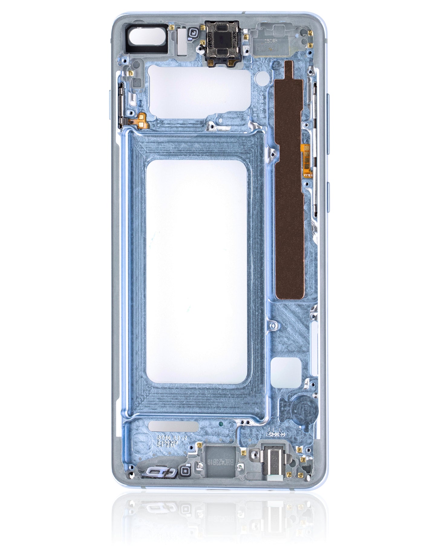 Mid-Frame Housing For Samsung Galaxy S10 Plus (With Small Parts) (Prism Blue)