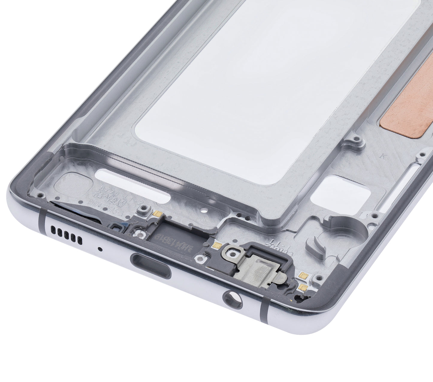 Mid-Frame Housing For Samsung Galaxy S10 Plus (With Small Parts) (Prism White)