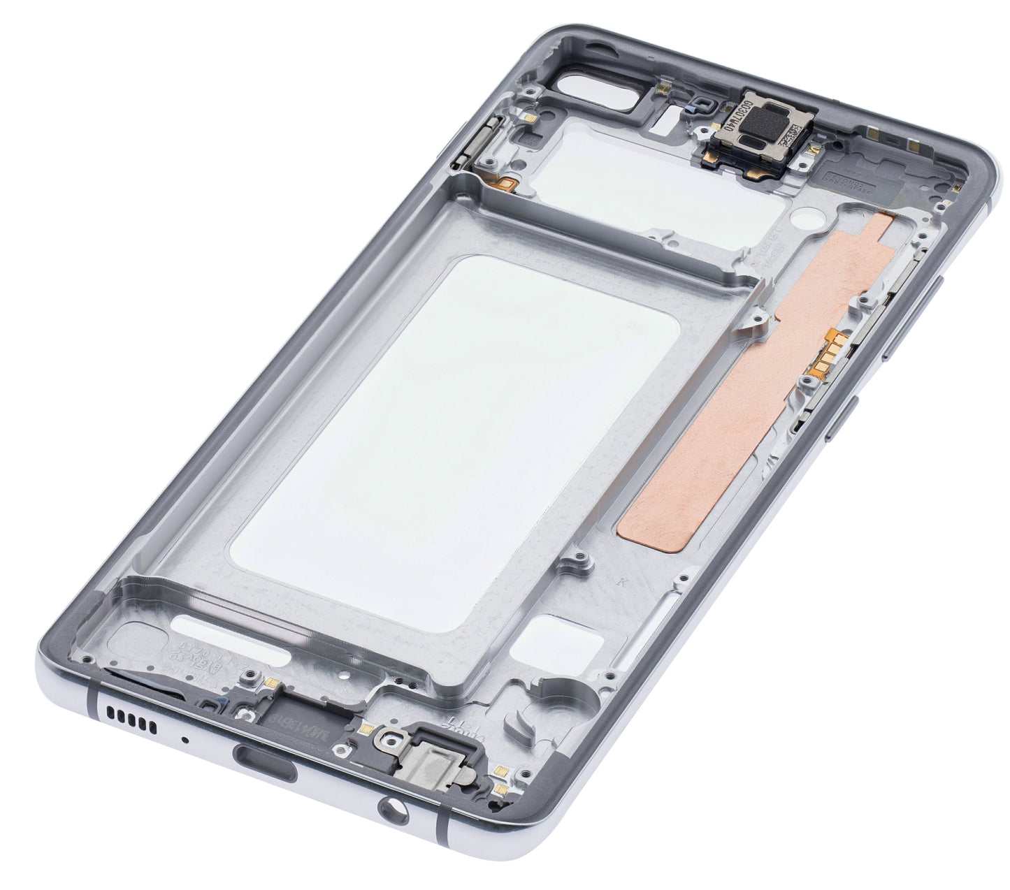 Mid-Frame Housing For Samsung Galaxy S10 Plus (With Small Parts) (Prism White)